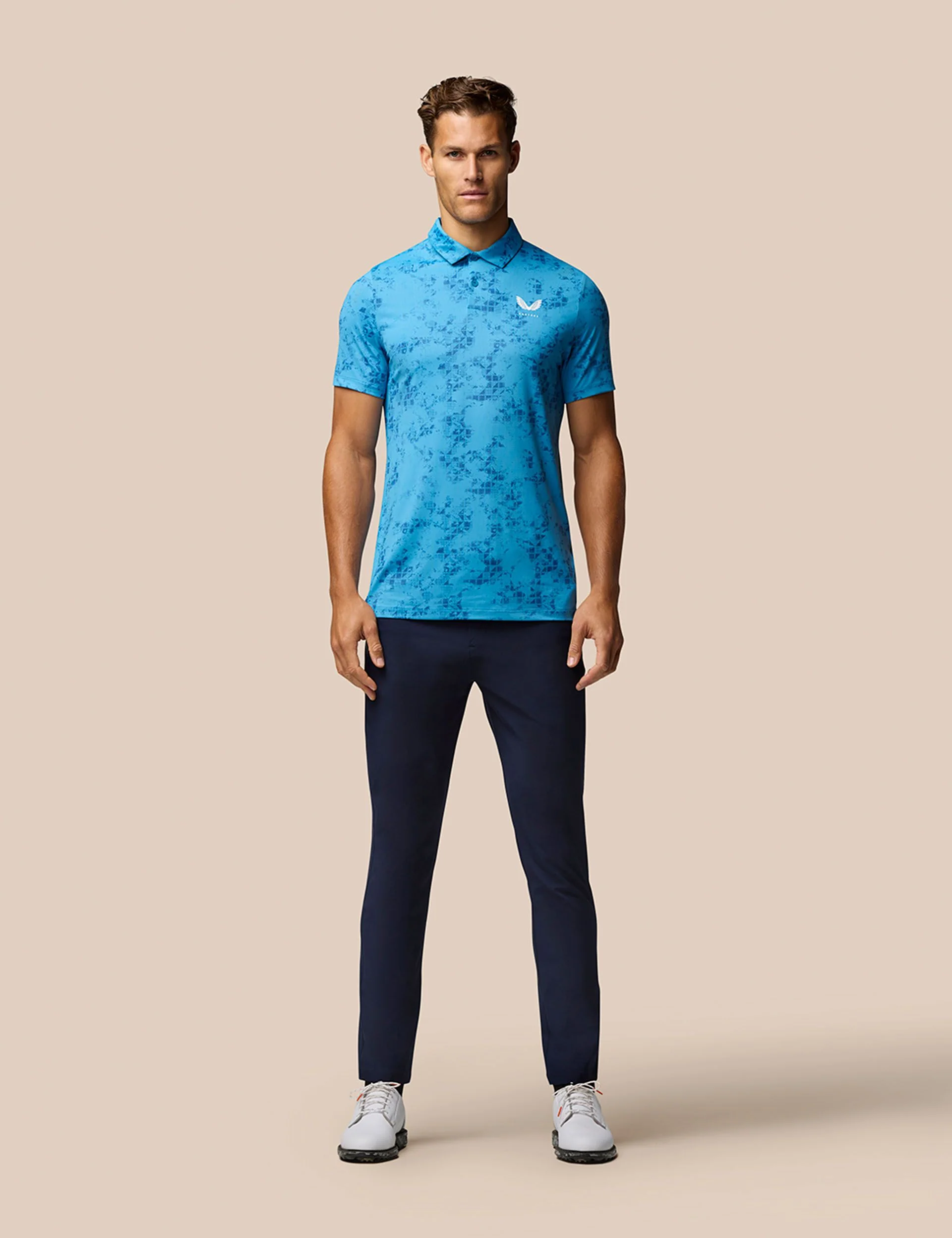 Club Golf Trouser - Midnight Navy/White - Image 6