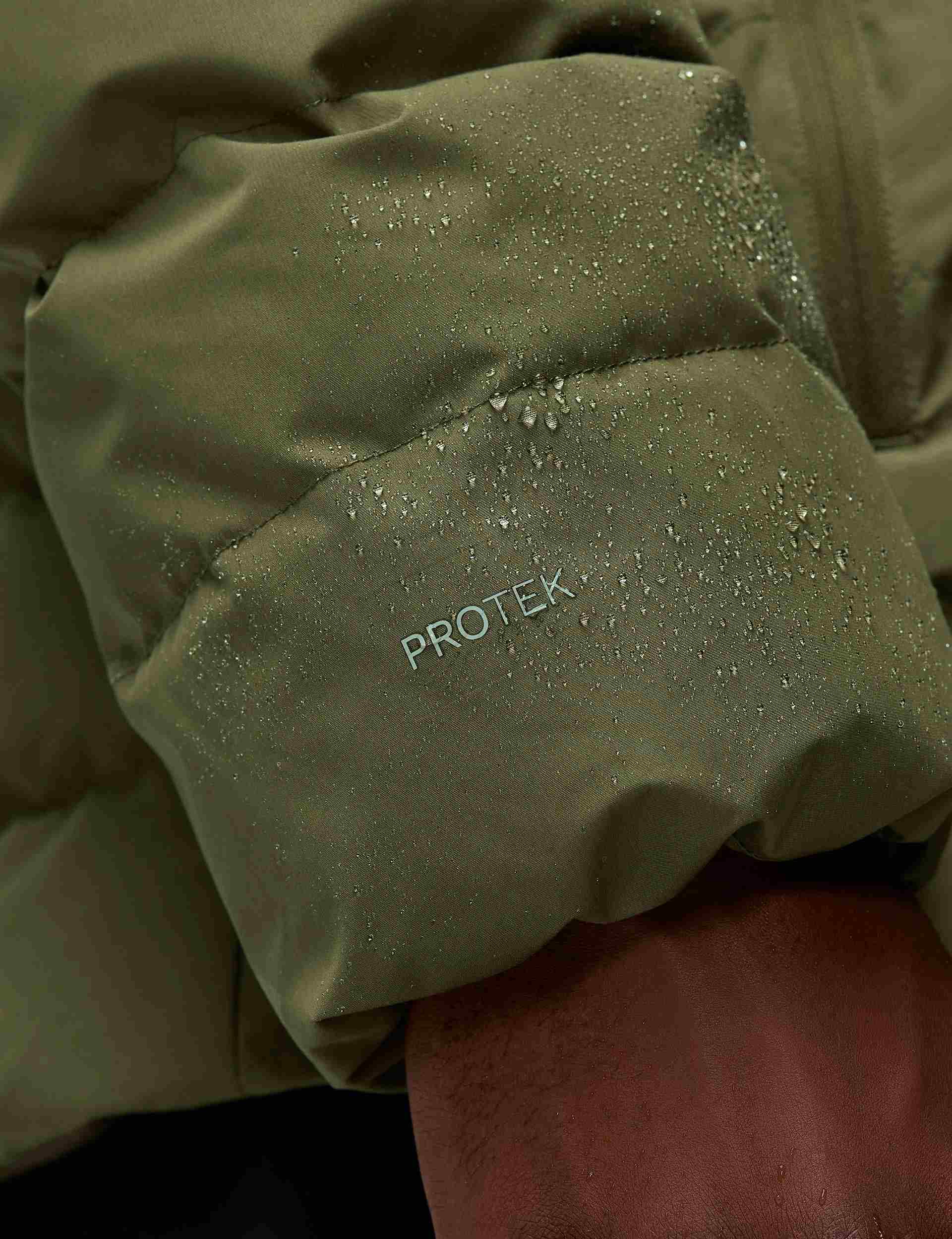 Essential Lightweight Wadded Jacket - Ivy Green/Gunmetal - Image 6