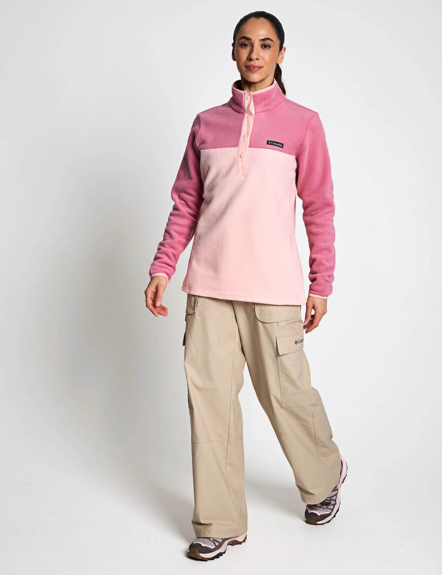 Benton Springs Half Snap Pullover - Pink Sand - Image 6