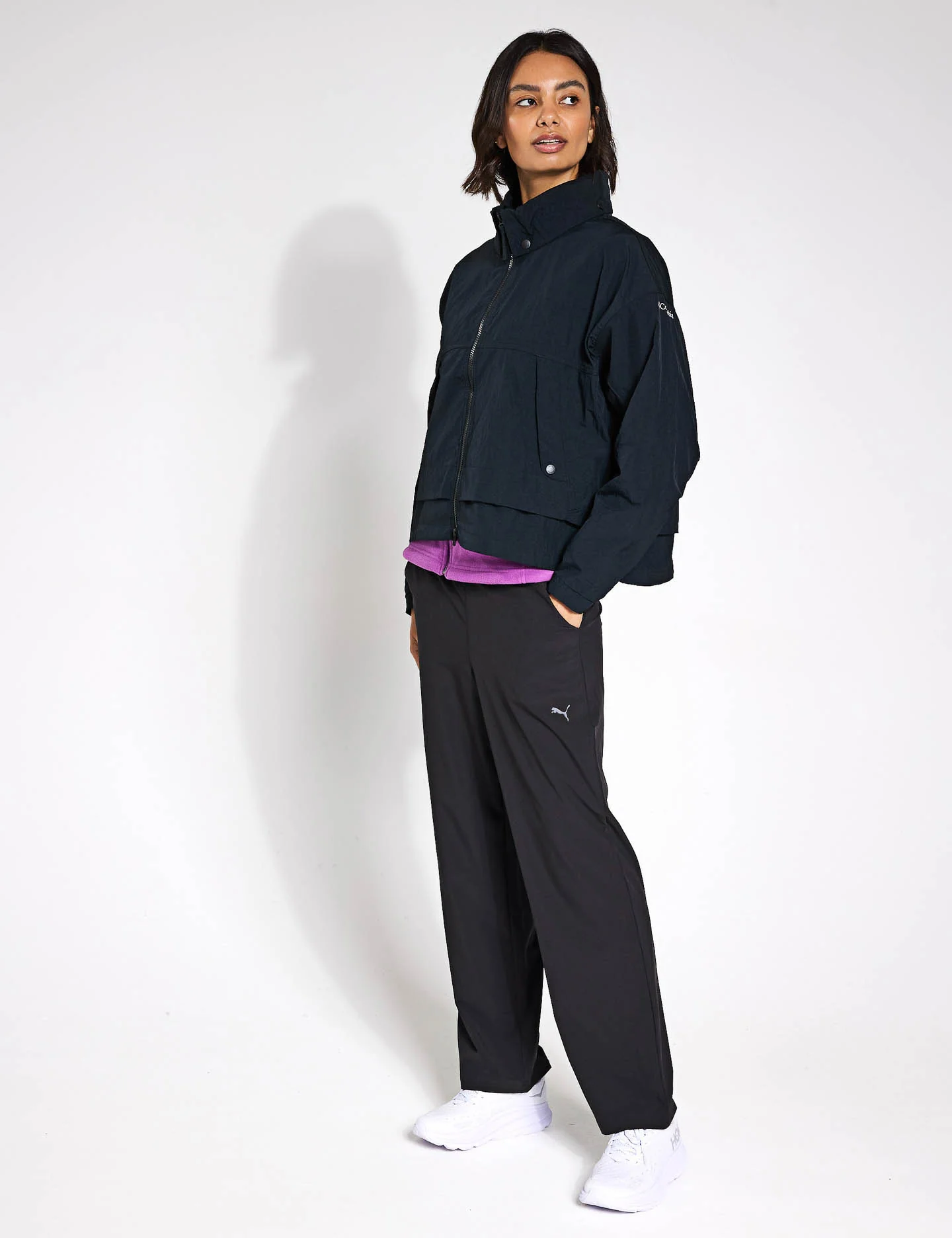 Paracutie II Hooded Windbreaker - Black - Image 6
