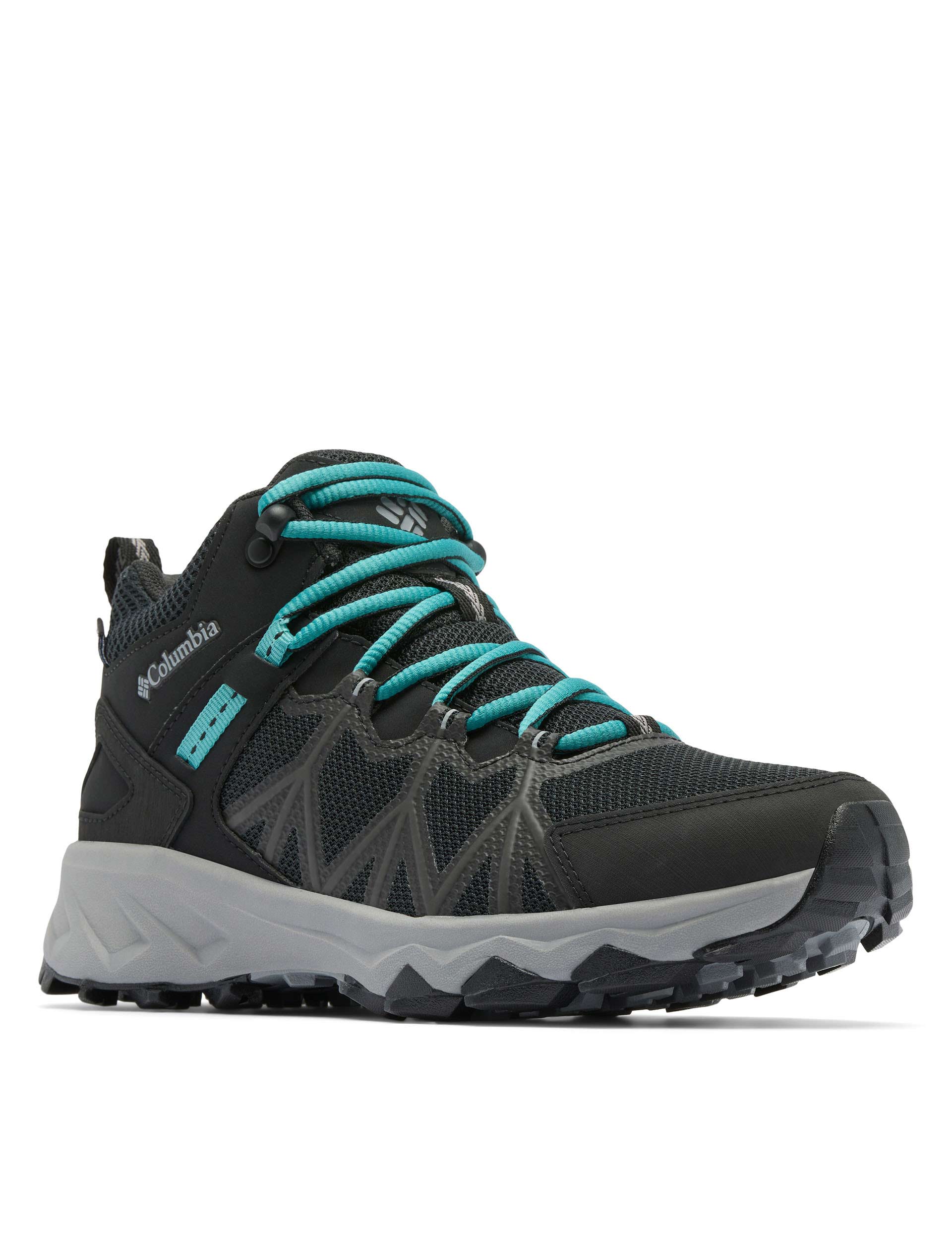Peakfreak II Mid Outdry Hiking Shoe - Black/Teal - Image 2