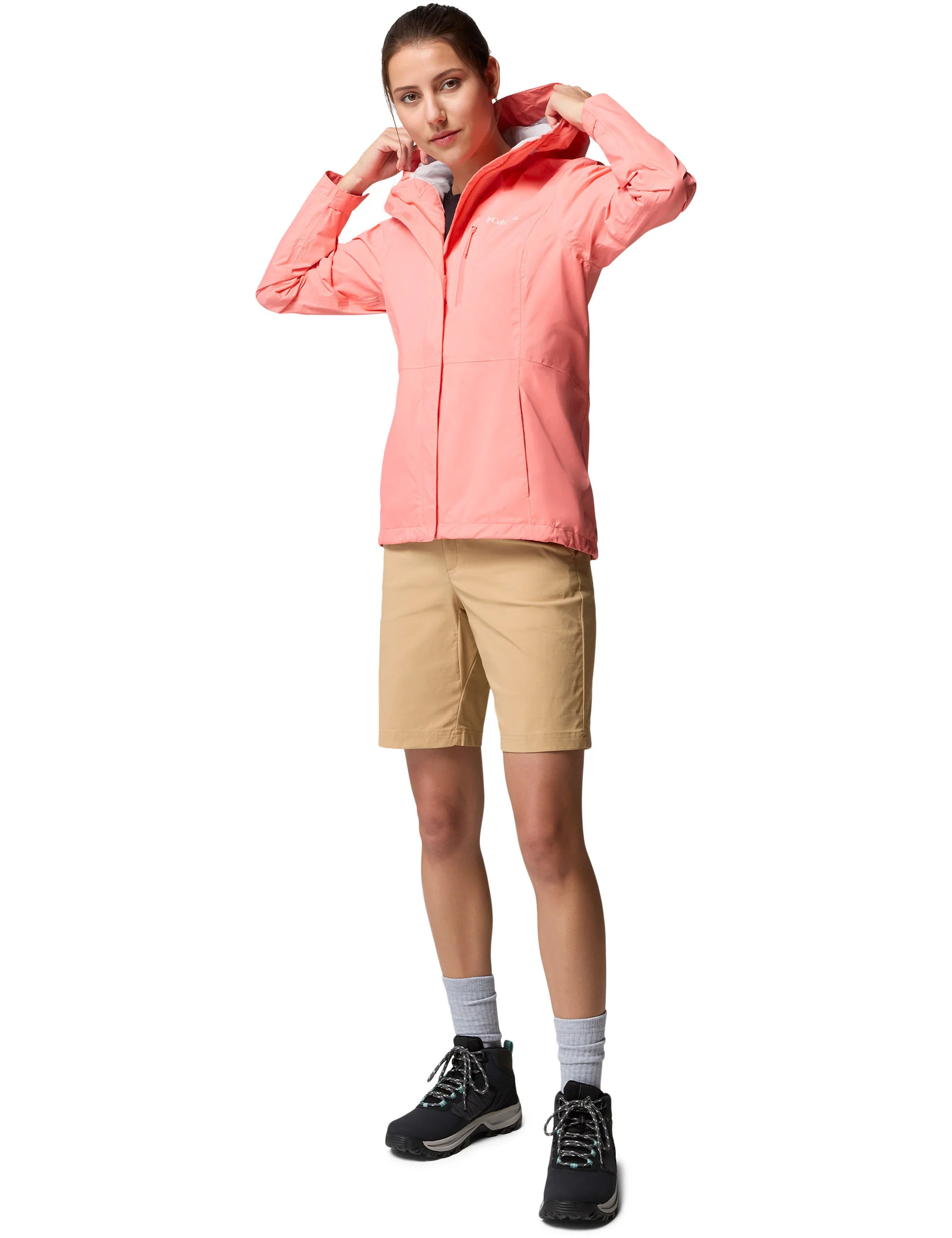 Pouring Adventure III Waterproof Hiking Jacket - Alpenglow - Image 8
