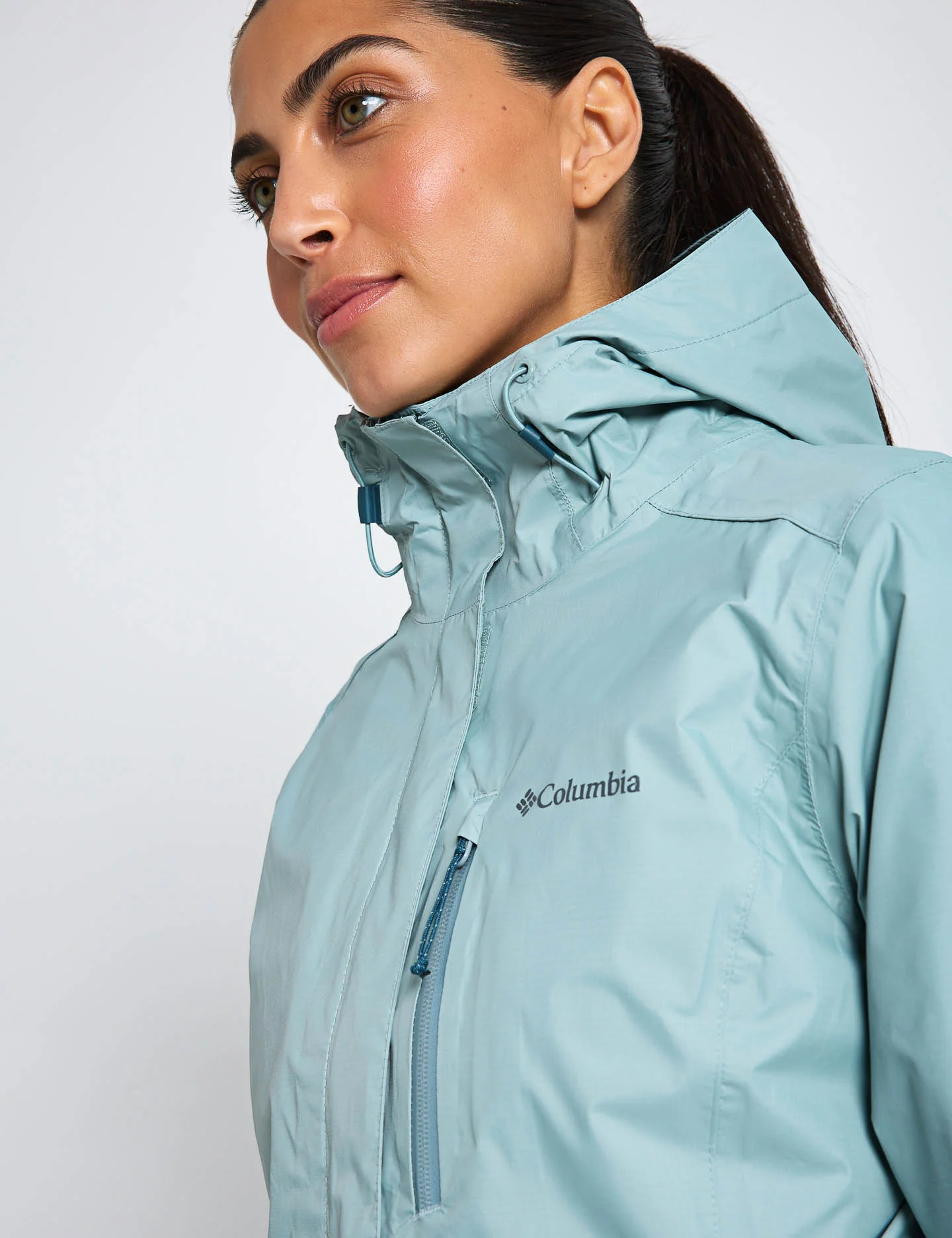Pouring Adventure III Waterproof Hiking Jacket - Crushed Blue - Image 3