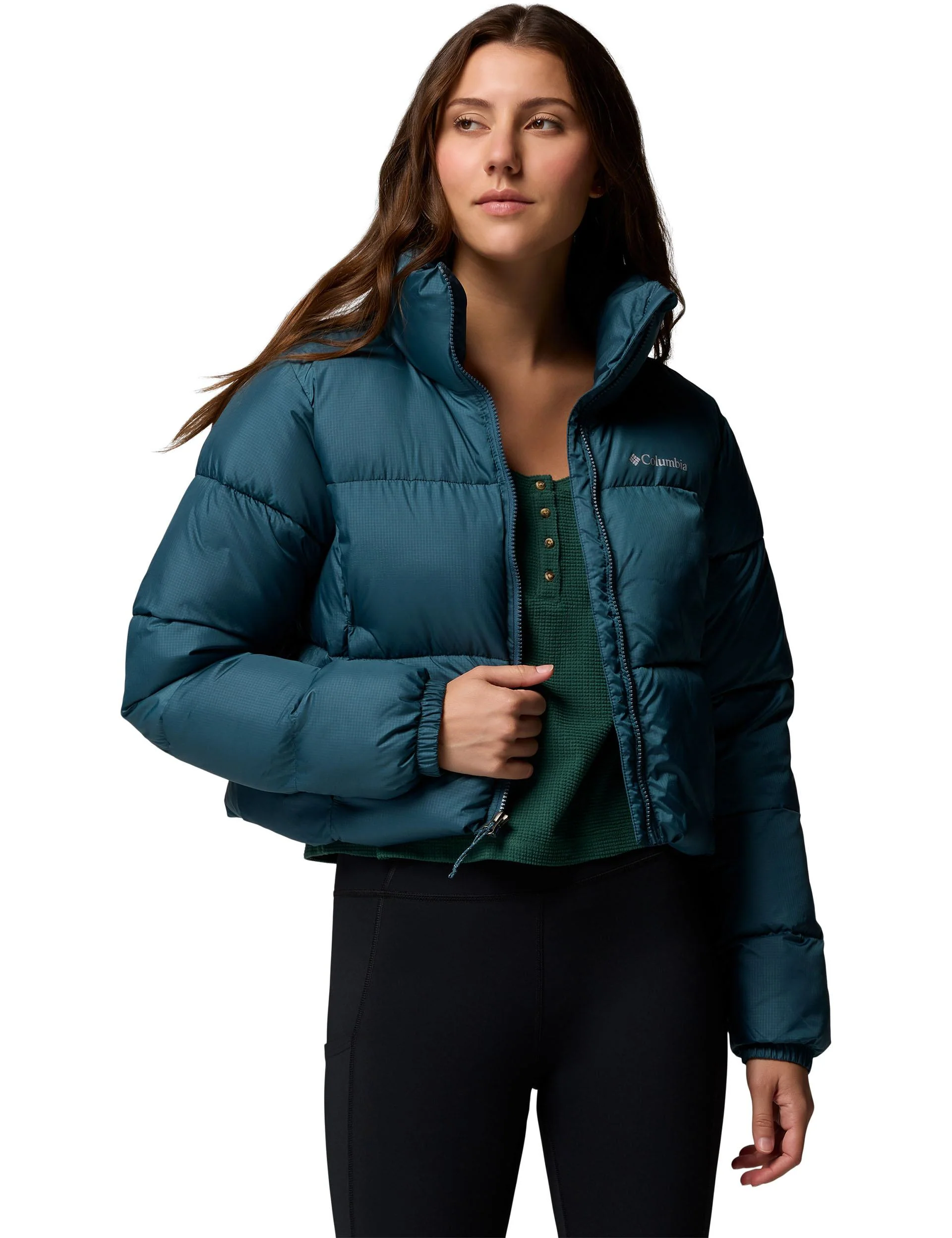 Puffect II Cropped Puffer Jacket - Everblue - Image 5