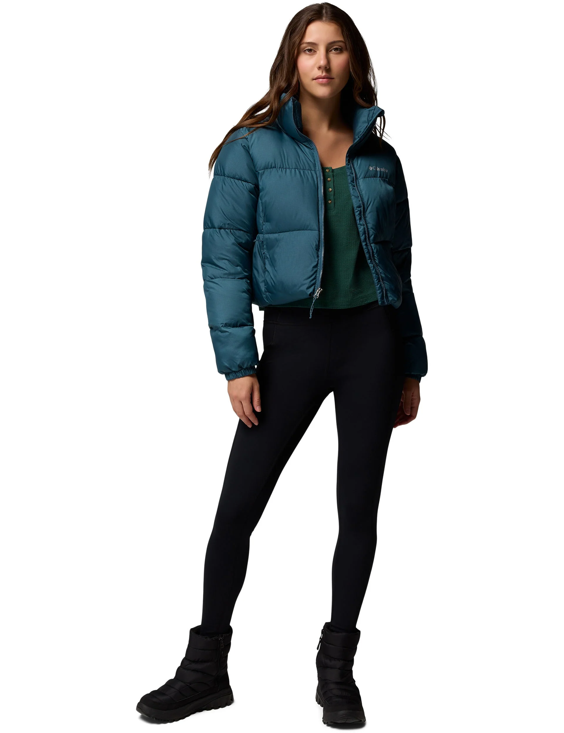 Puffect II Cropped Puffer Jacket - Everblue - Image 6