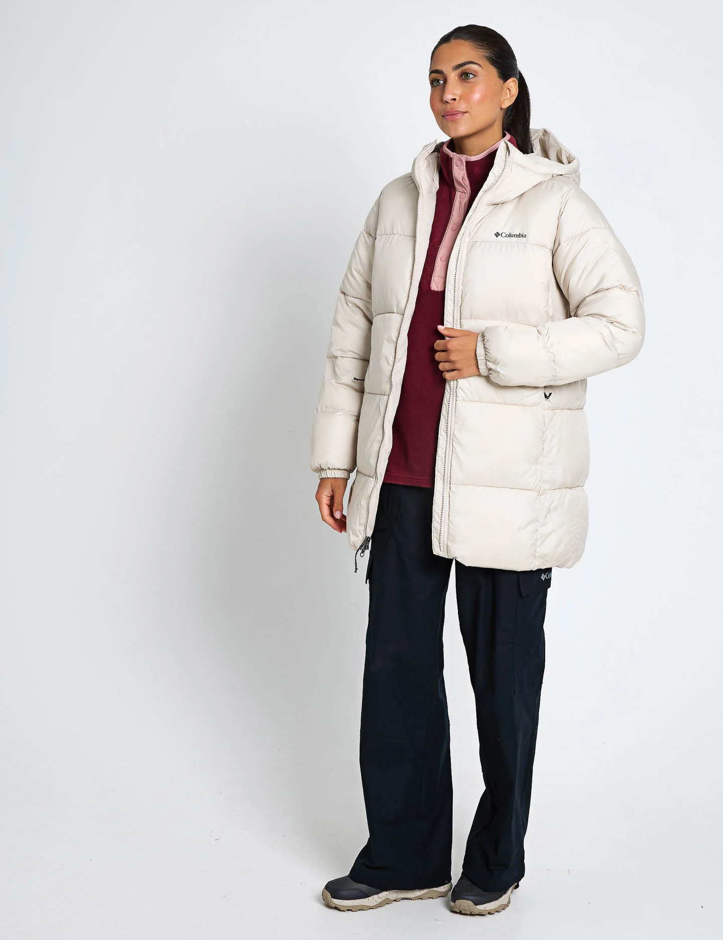 Puffect II Hooded Mid Puffer Jacket - Dark Stone - Image 6