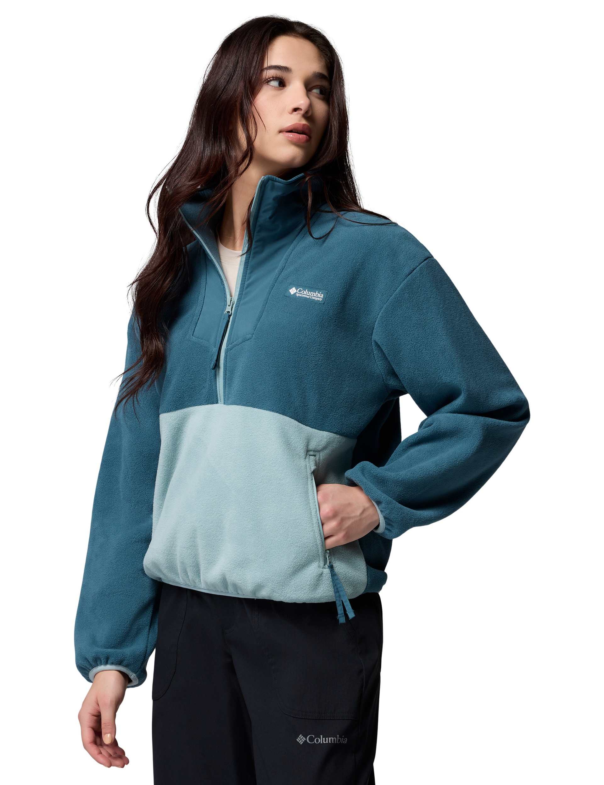 Sequoia Grove 1/2 Zip Fleece - Everblue/Crushed Blue - Image 5