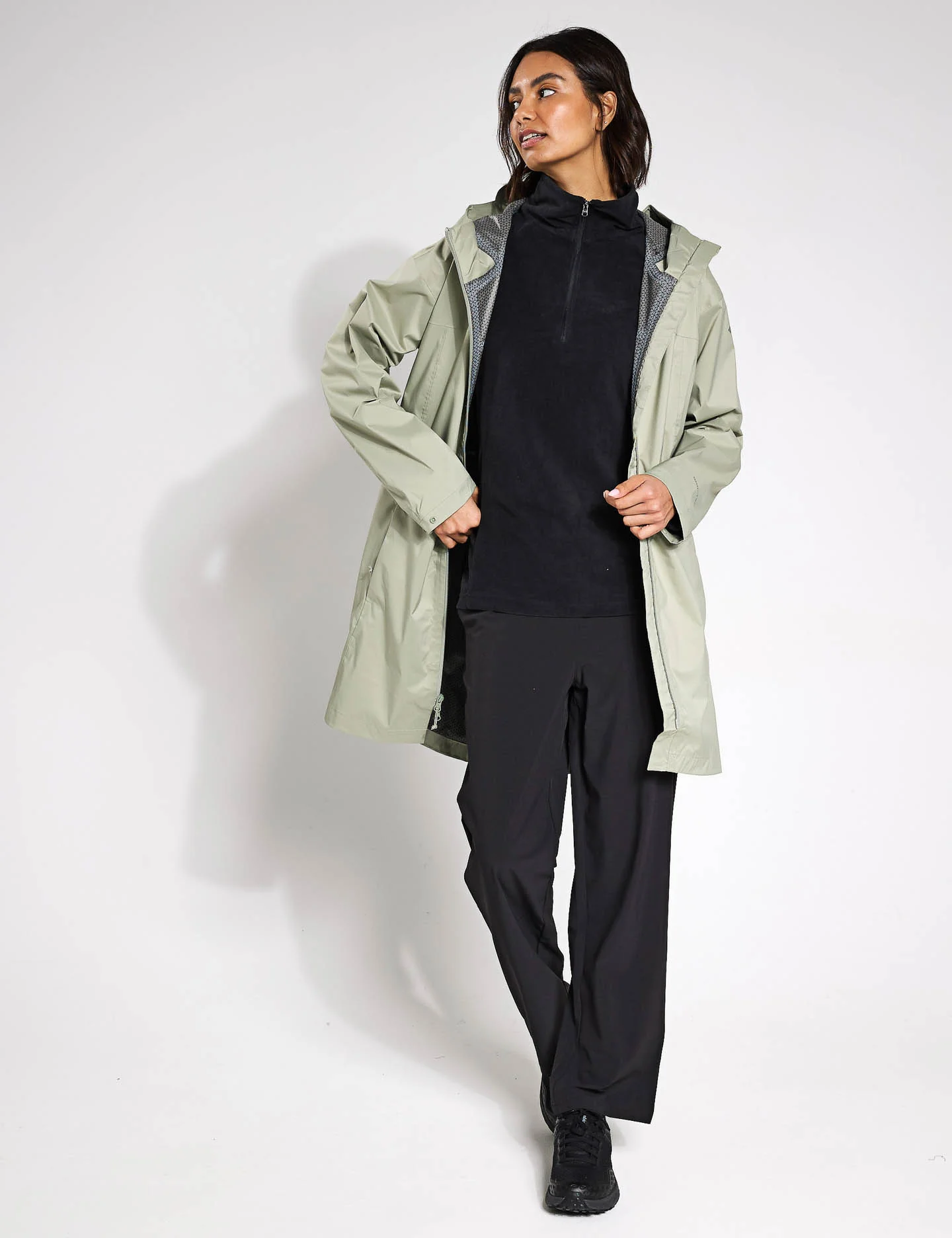 Weekend Adventure II Long Waterproof Jacket - Safari - Image 6
