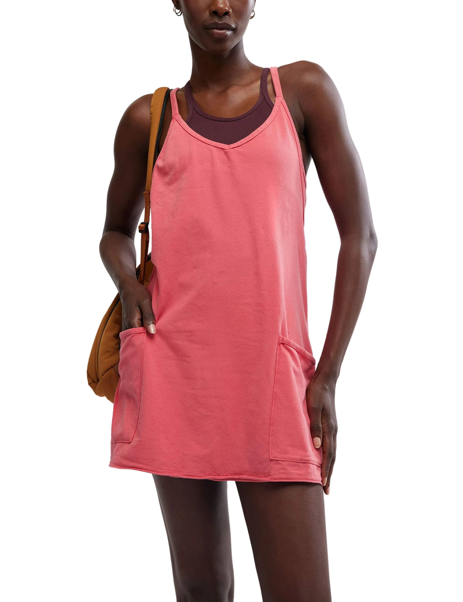 Hot Shot Mini Dress - Hibiscus