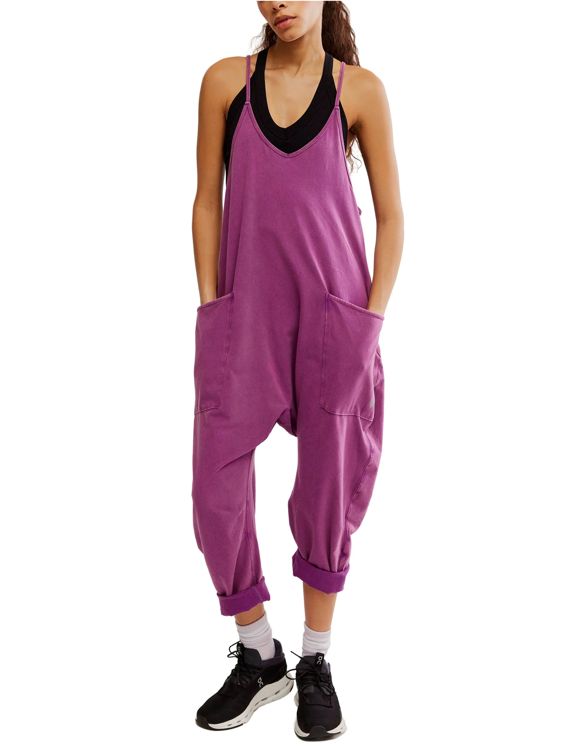Hot Shot Onesie - Deep Mulberry