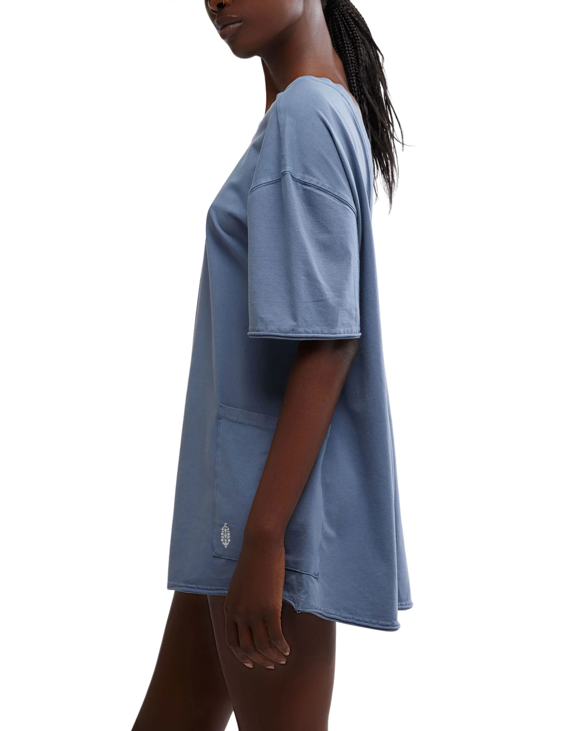 Hot Shot Tee Romper - Skyline - Image 2