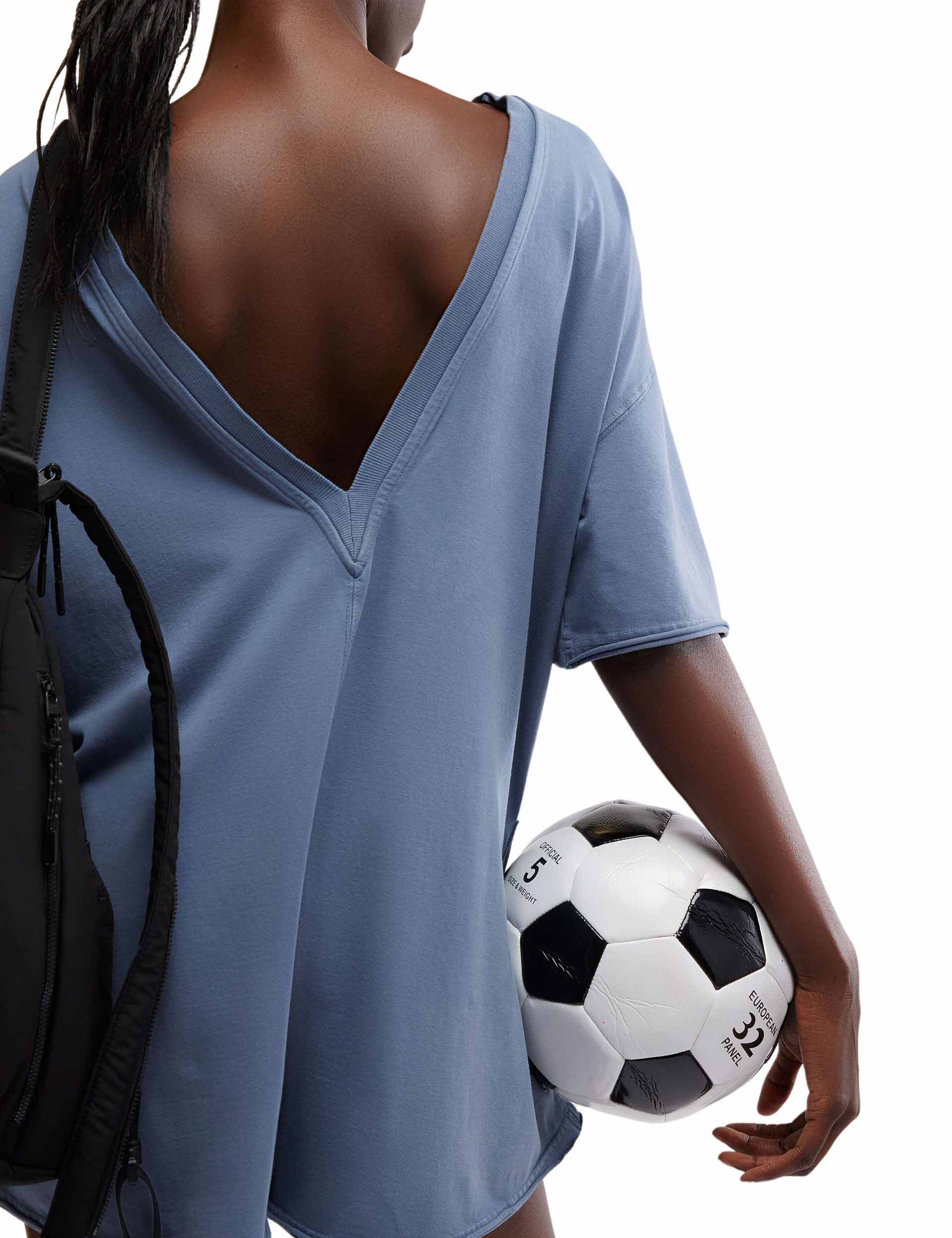 Hot Shot Tee Romper - Skyline - Image 5
