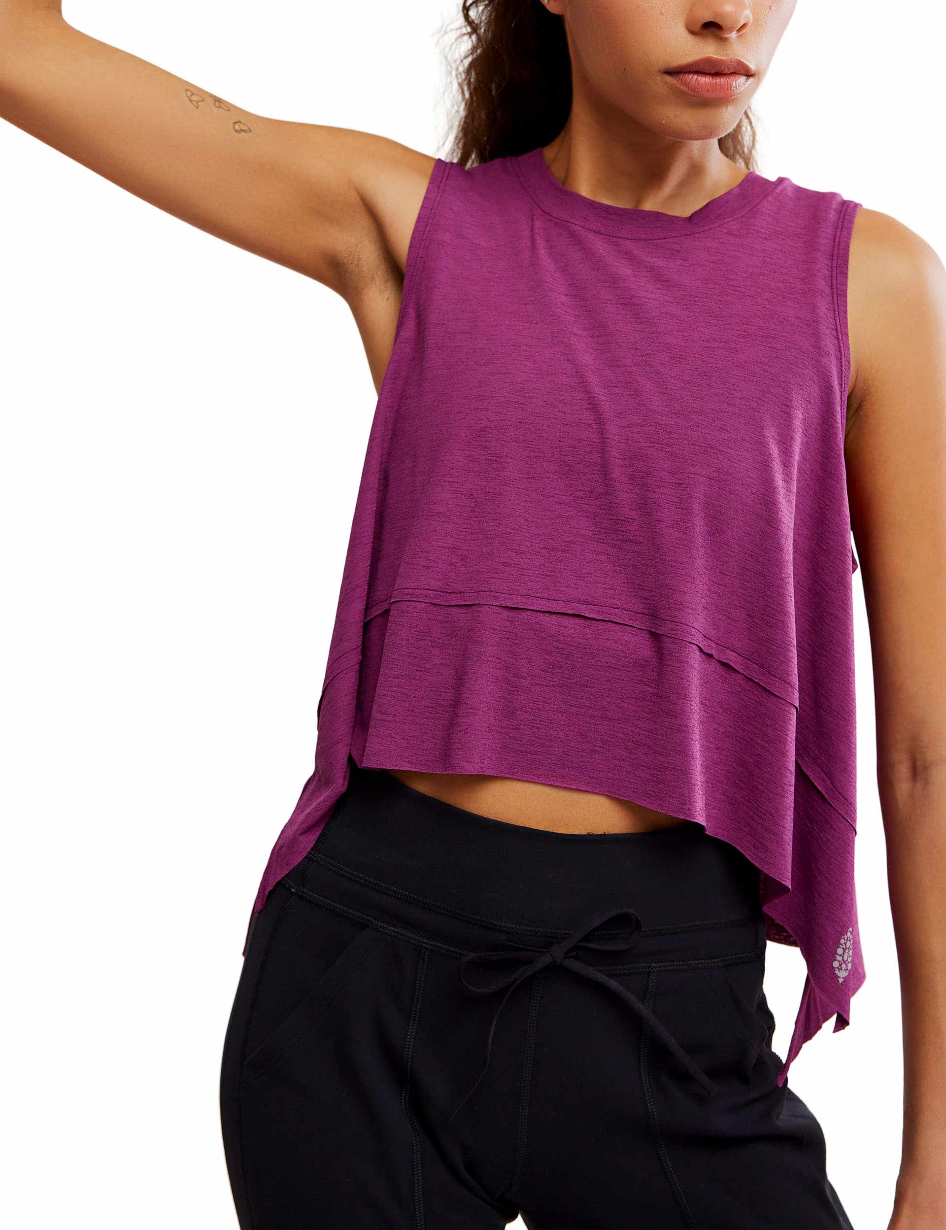 Tempo Tank - Deep Mulberry - Image 5