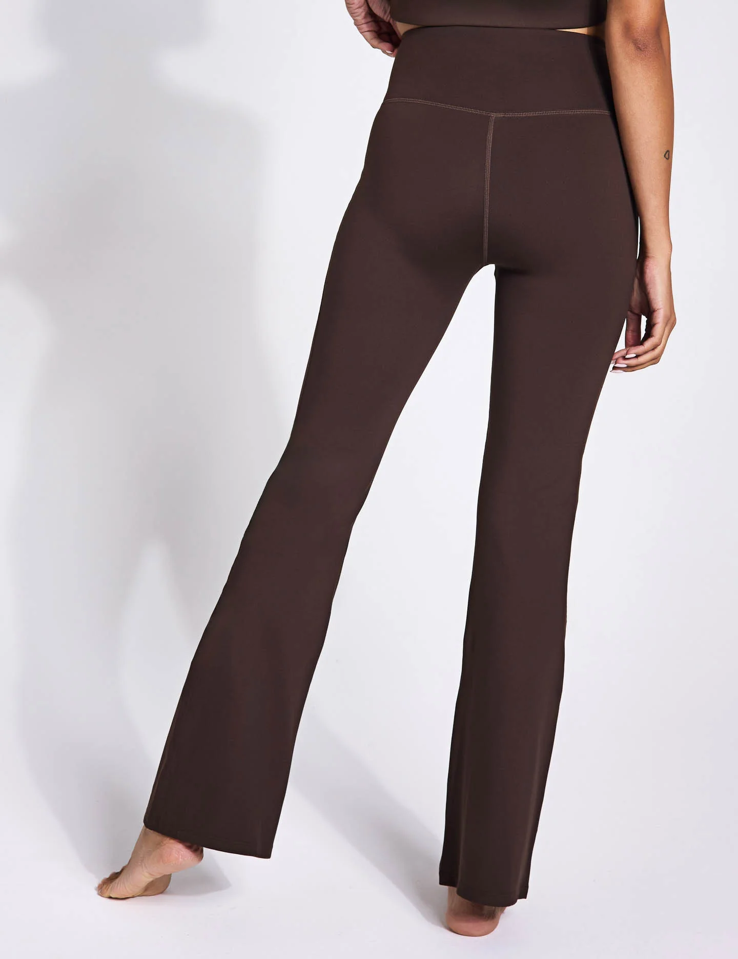 Compressive Flare Legging - Cocoa Bean - Image 2