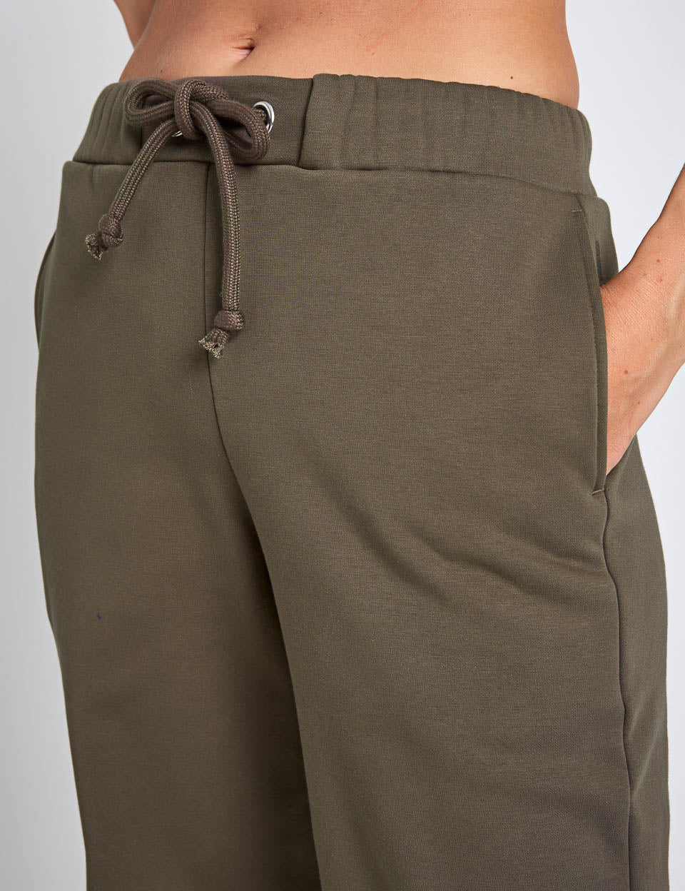 Millie Straight Leg Sweatpant - Mink - Image 3