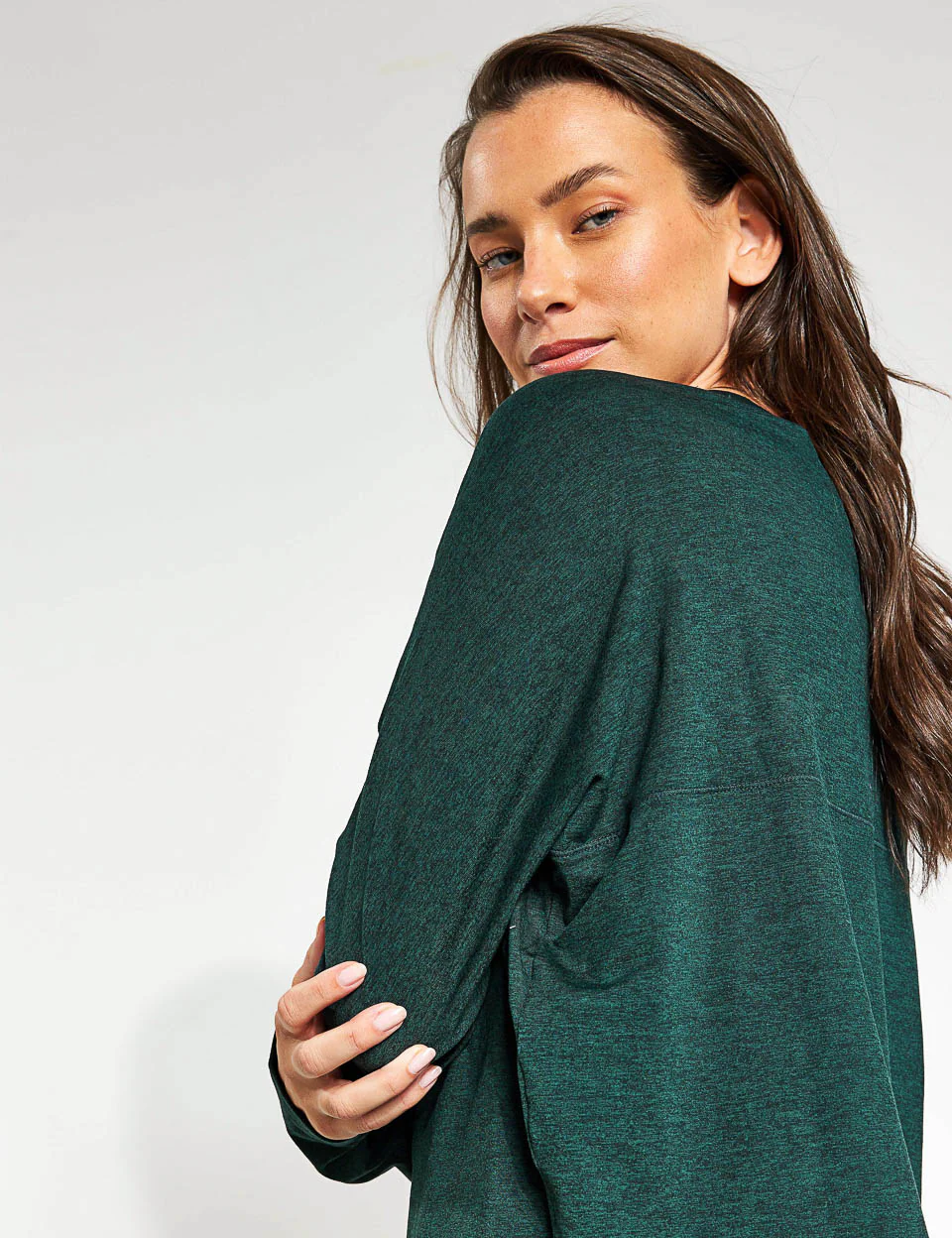 ReSet Long Sleeve Tee - Moss - Image 4