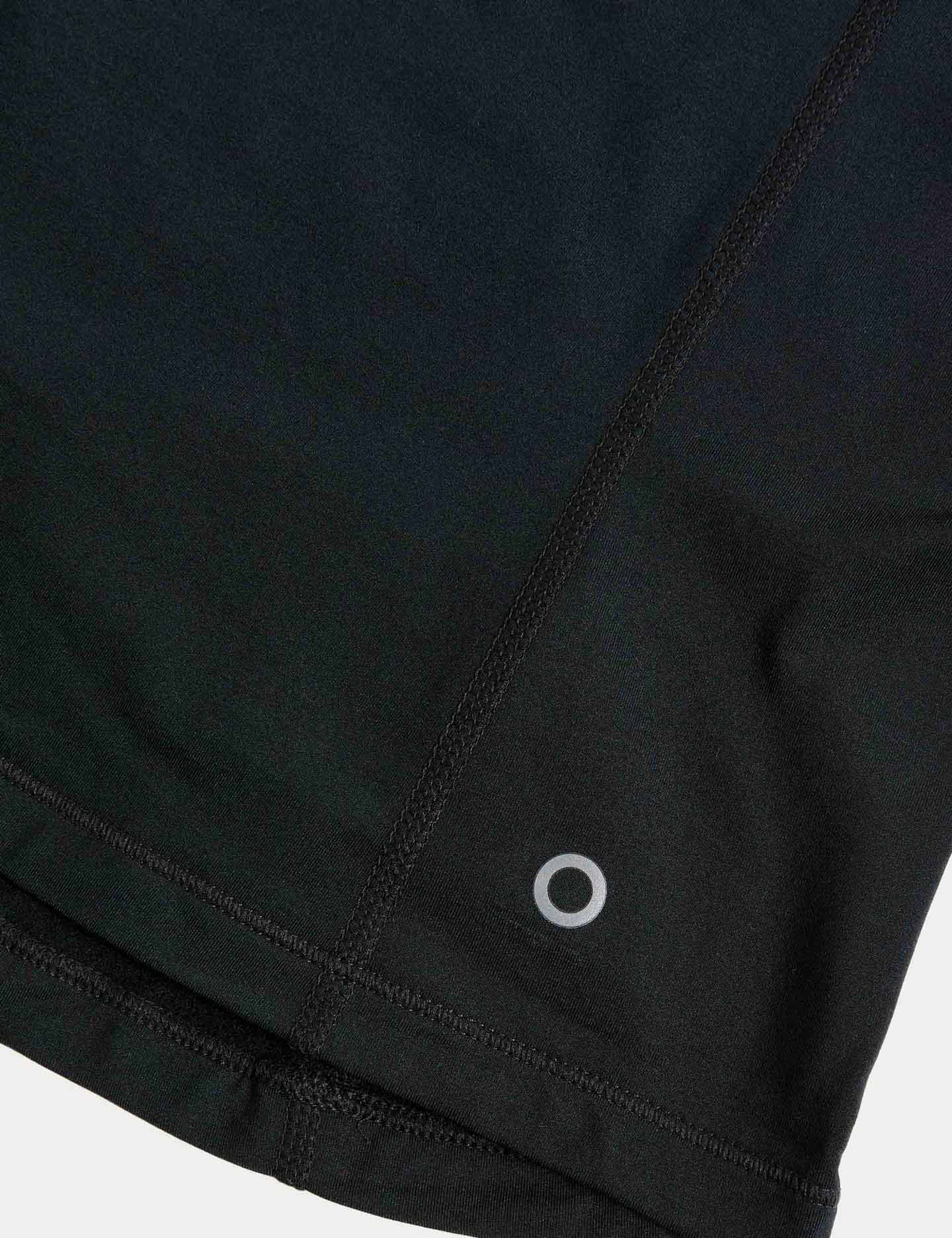 HALF ZIP RUN TOP BLACK - Image 5