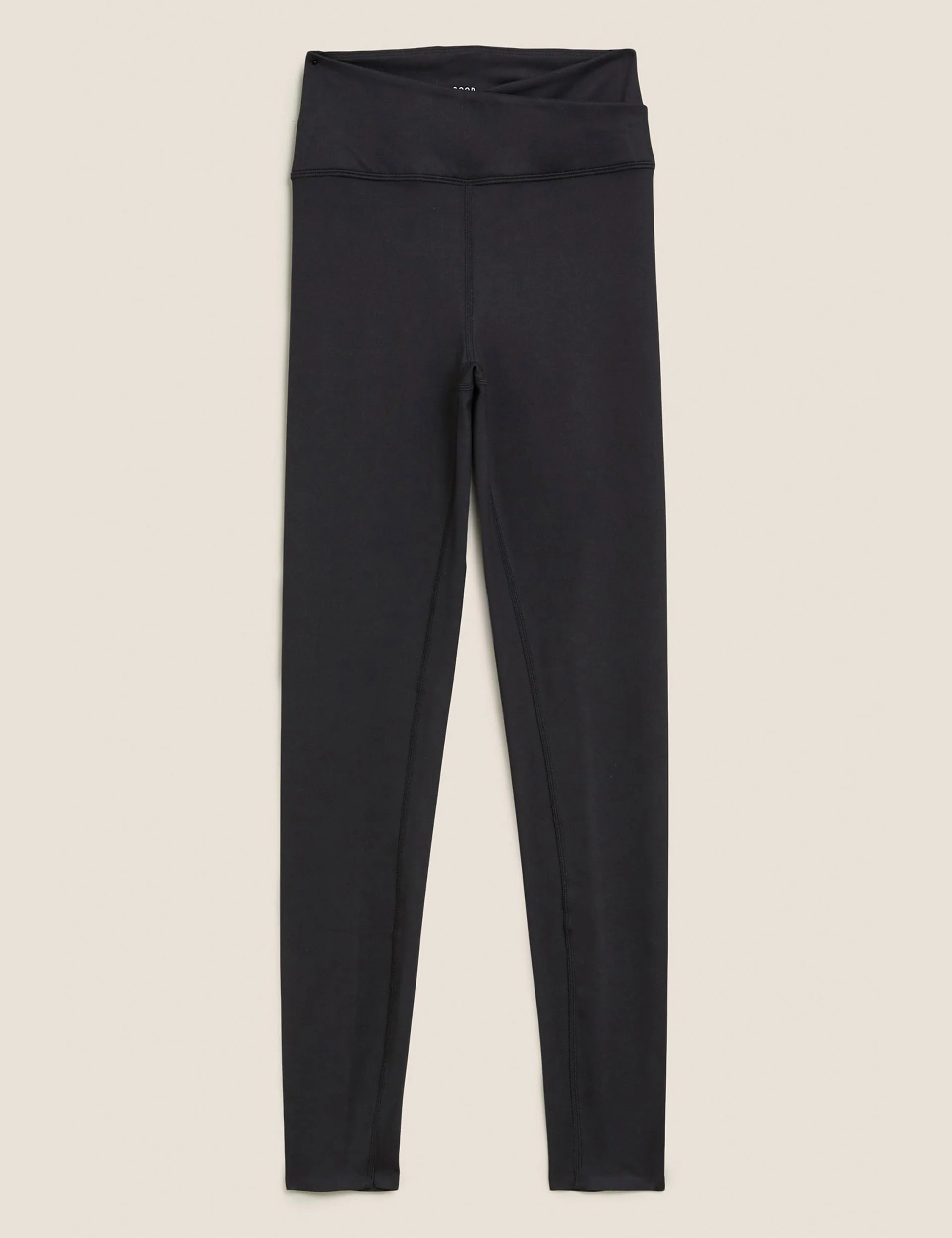 Go Balance High Waisted Yoga Leggings - Black/Black - Image 7