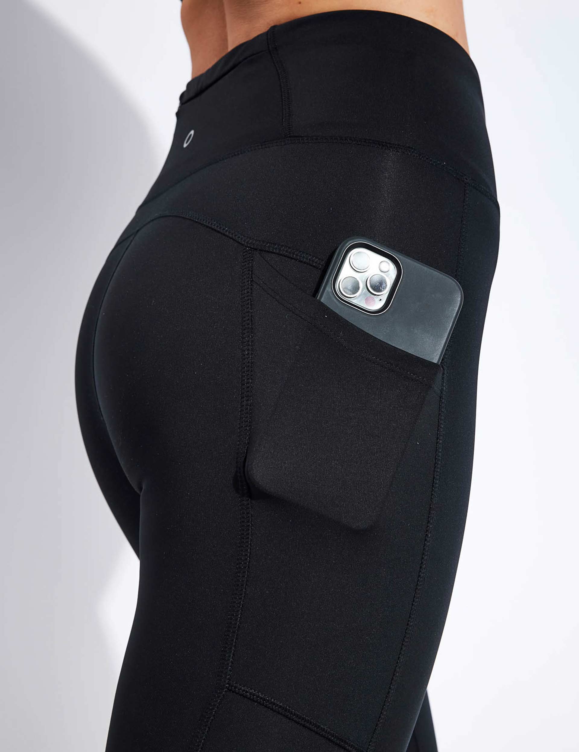 Go Move High Waisted Gym Leggings - Black - Image 4