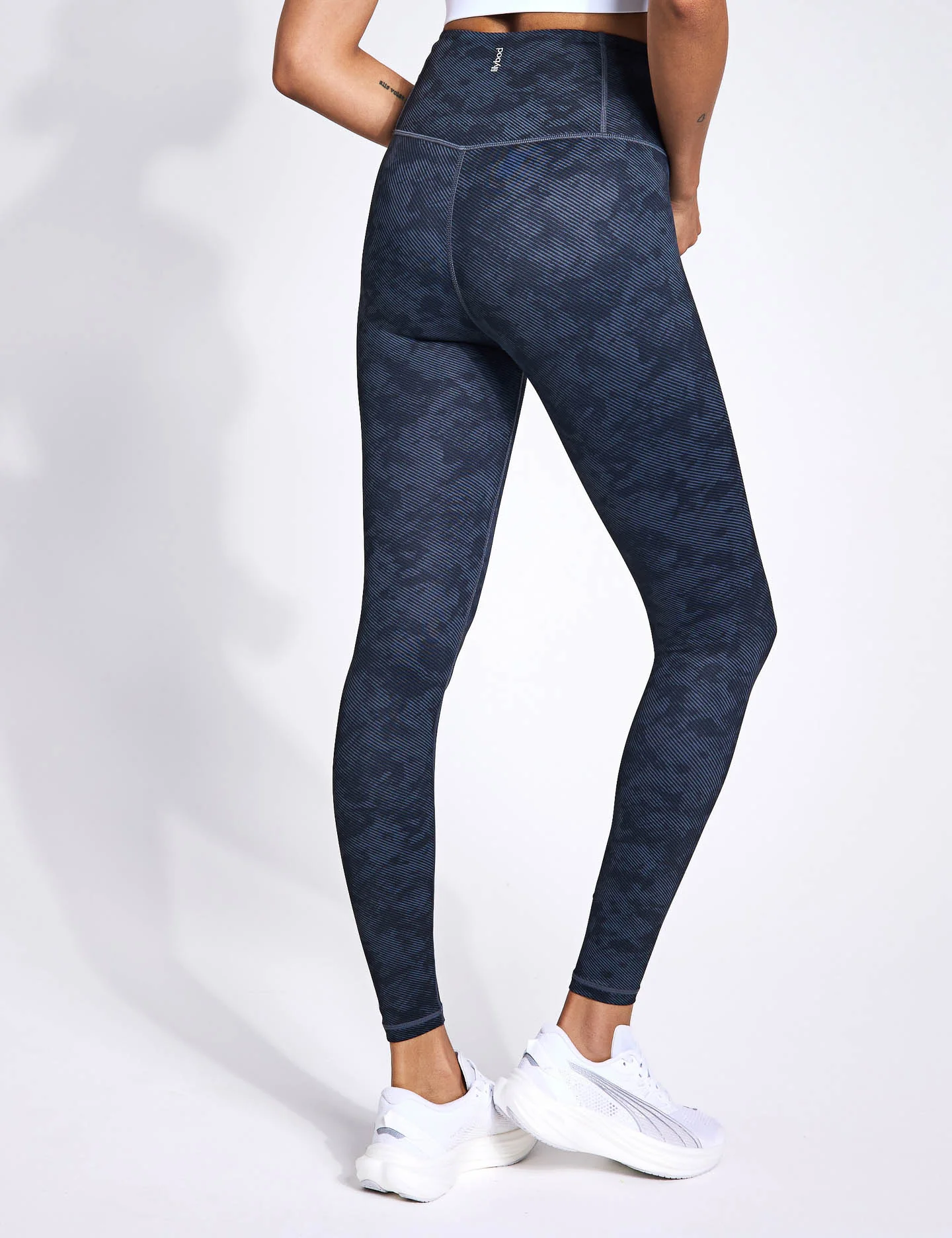 Astrid Ultra-Core Full Length Legging - Black Stucco - Image 2