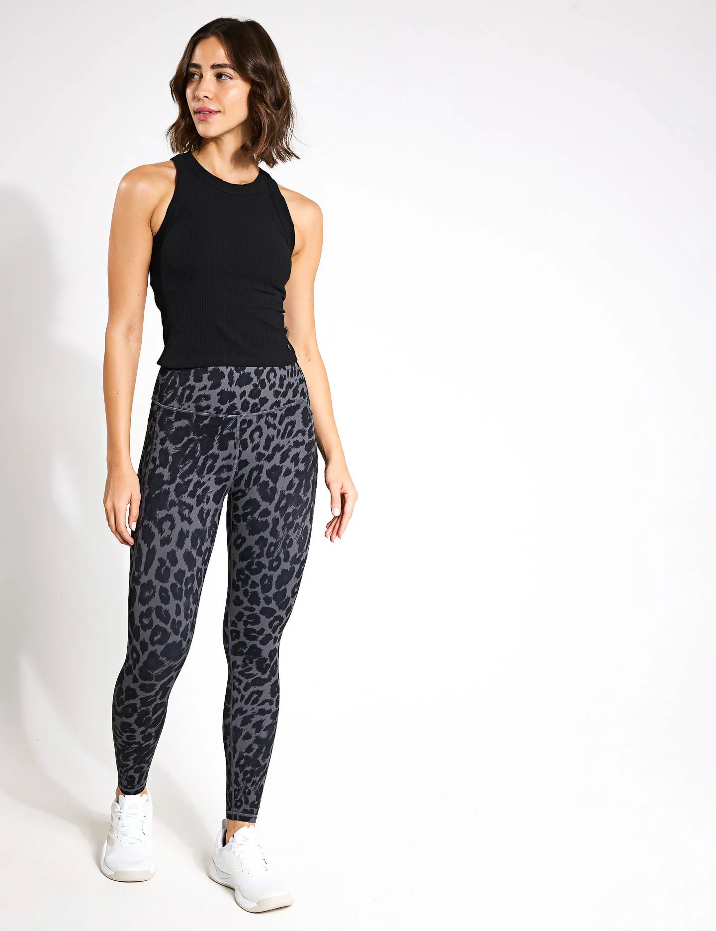 Becca Legging - Mineral Grey Leopard - Image 4