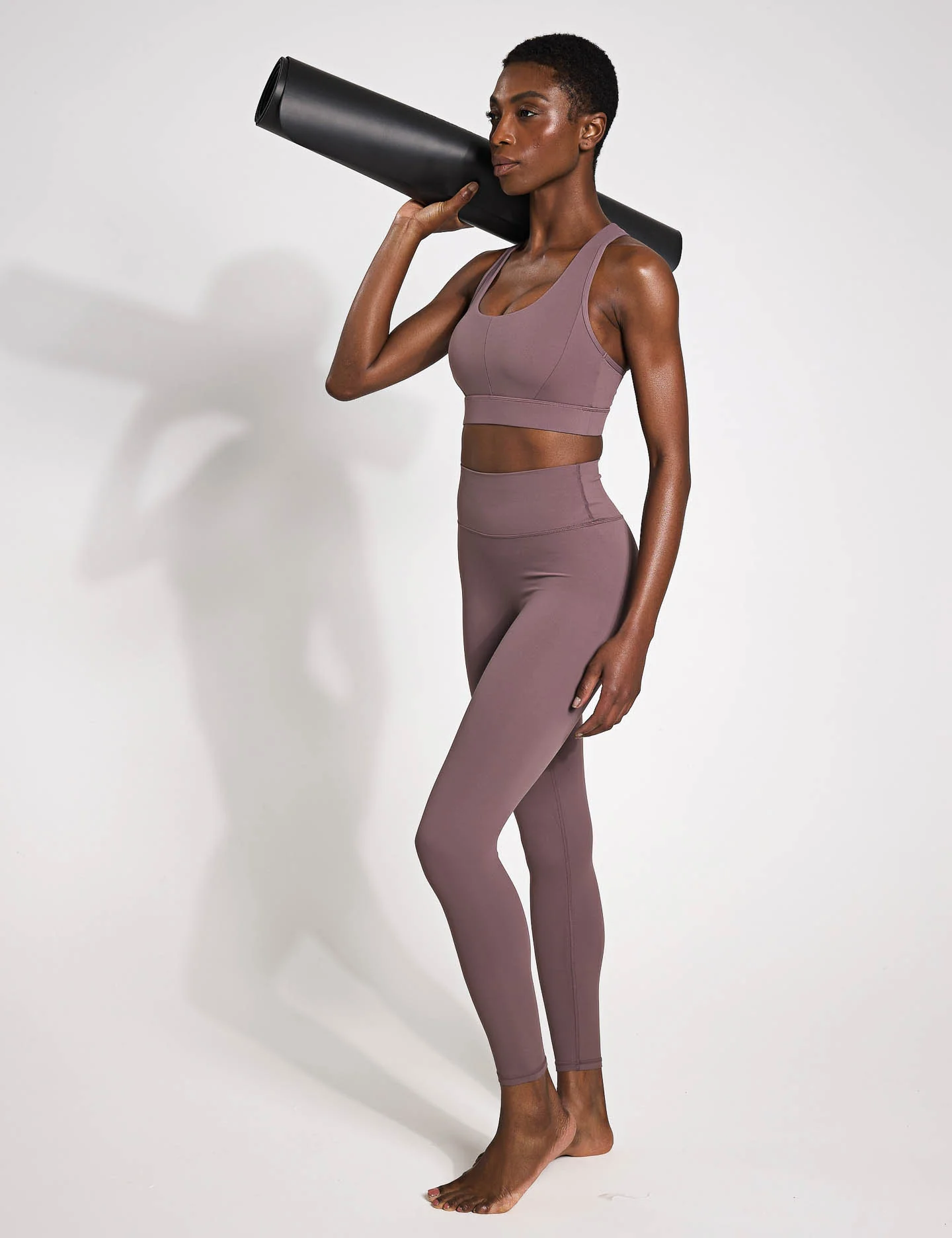 Frankie Cloud-Core Sports Bra - Grape - Image 4