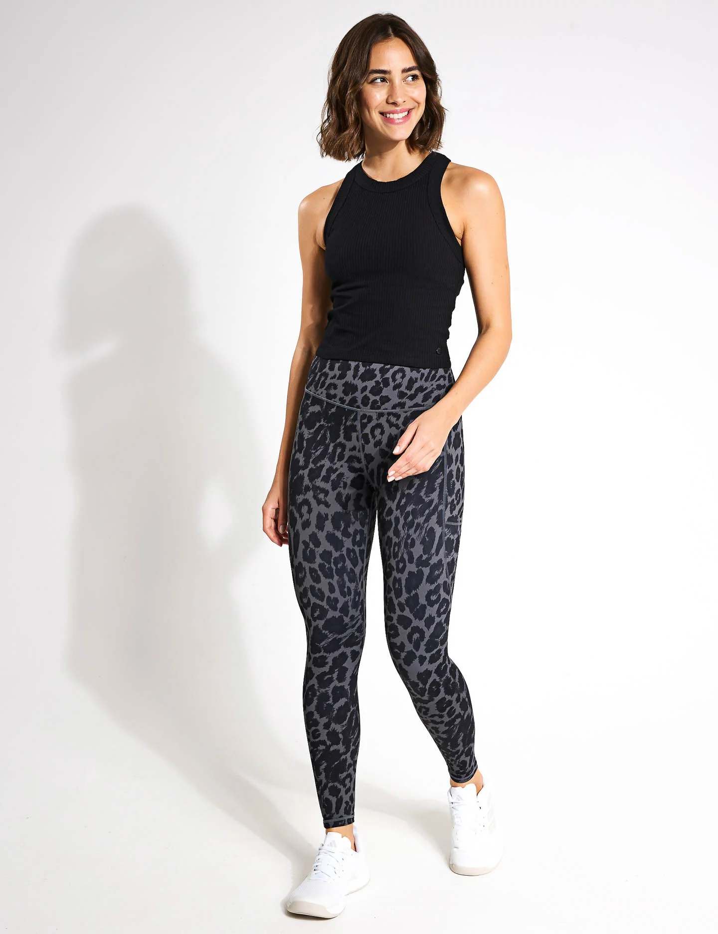 Harmony Tank Top - Black Rib - Image 4