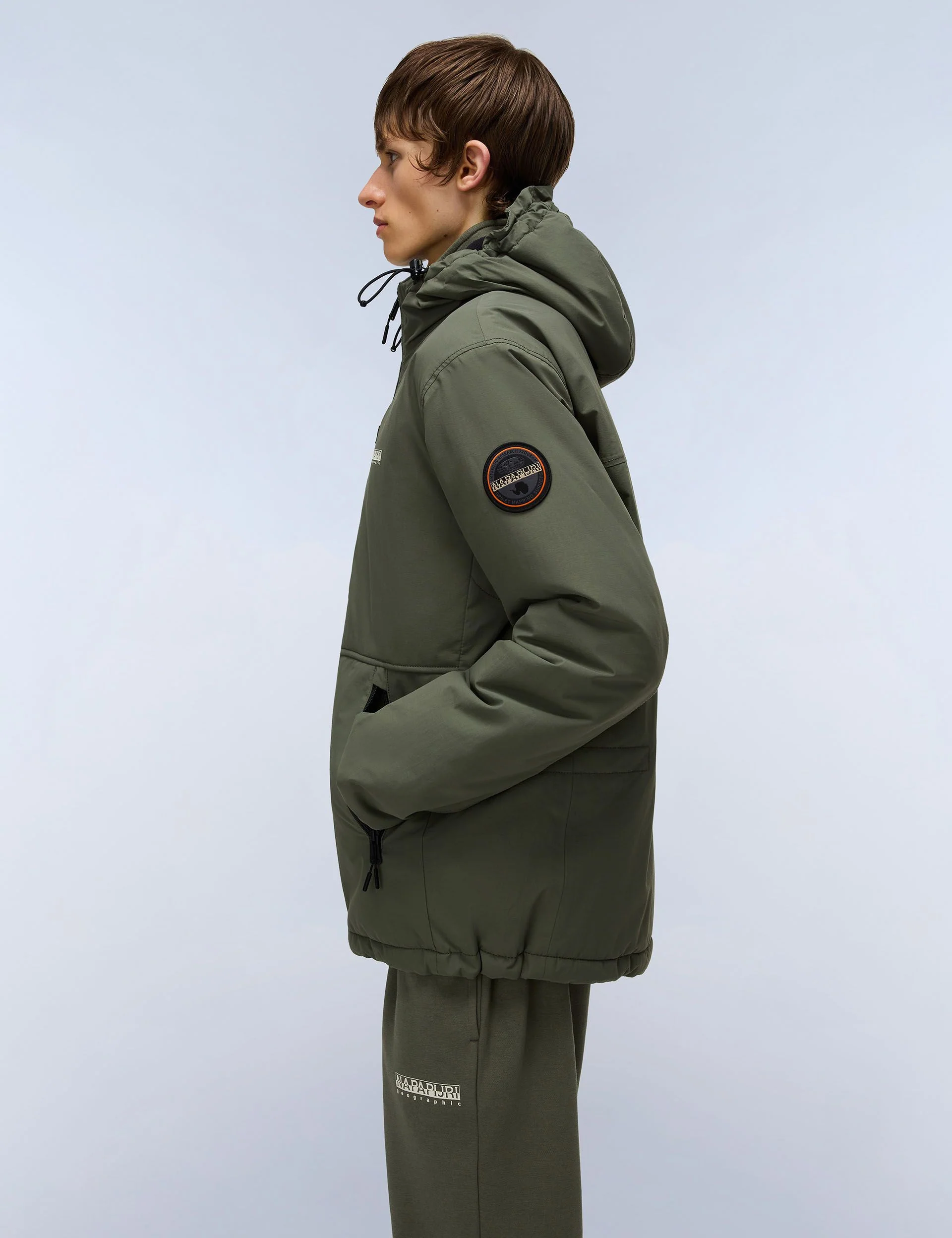 Tudra Winter Jacket - Green Tea Leaf - Image 3