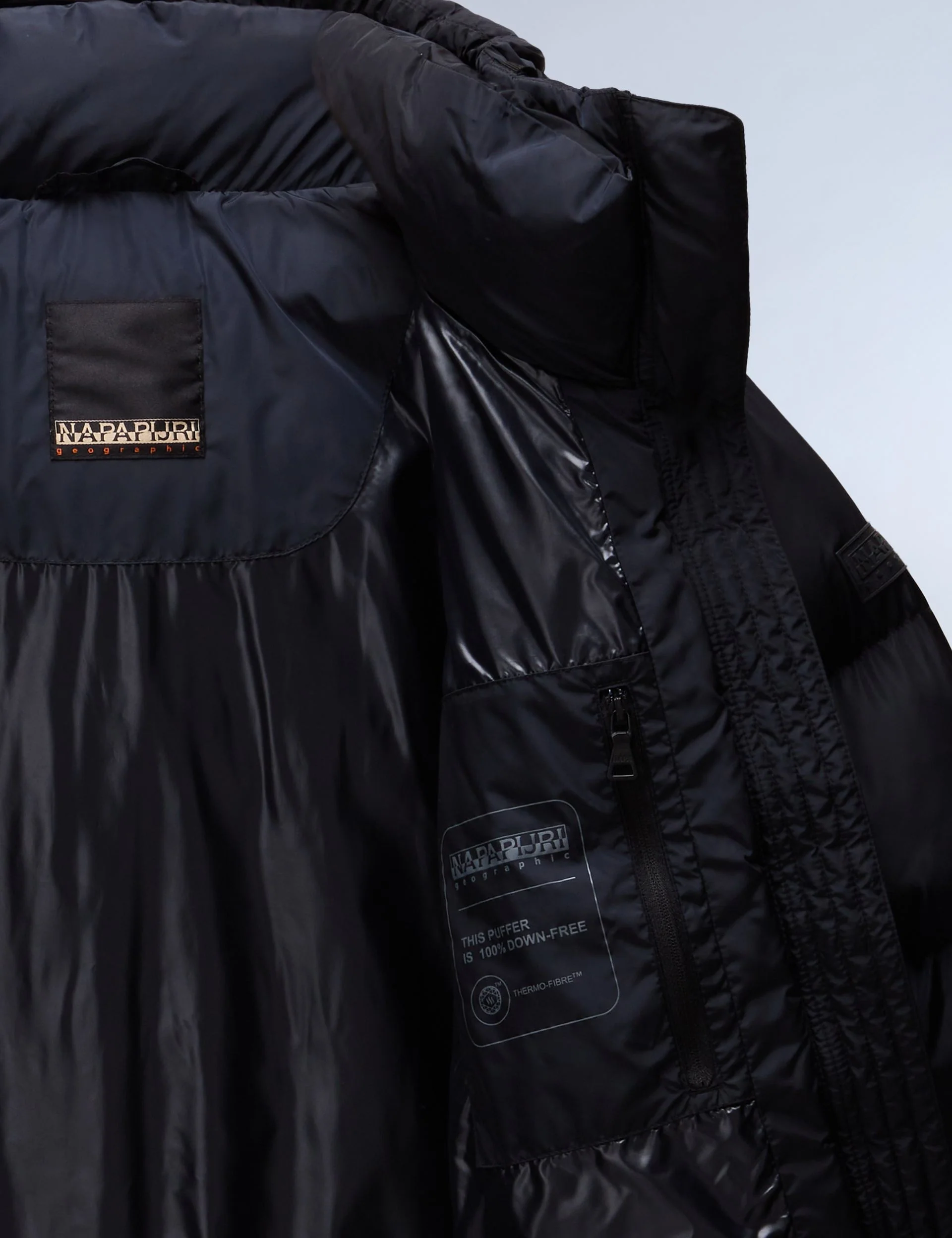 Glane Puffer Jacket - Black - Image 7
