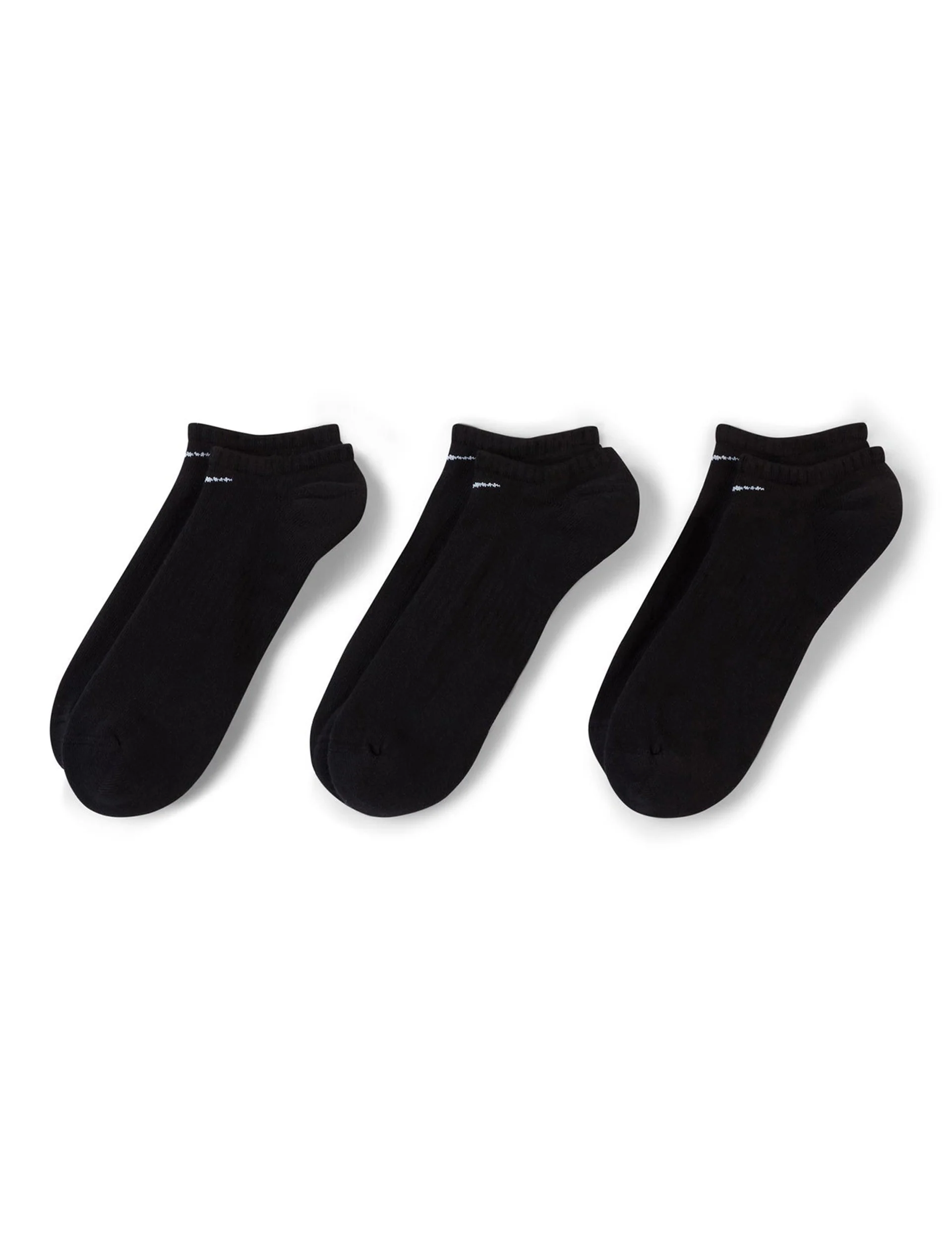 Everyday Cushioned Socks (3 pairs) - Black/White - Image 3