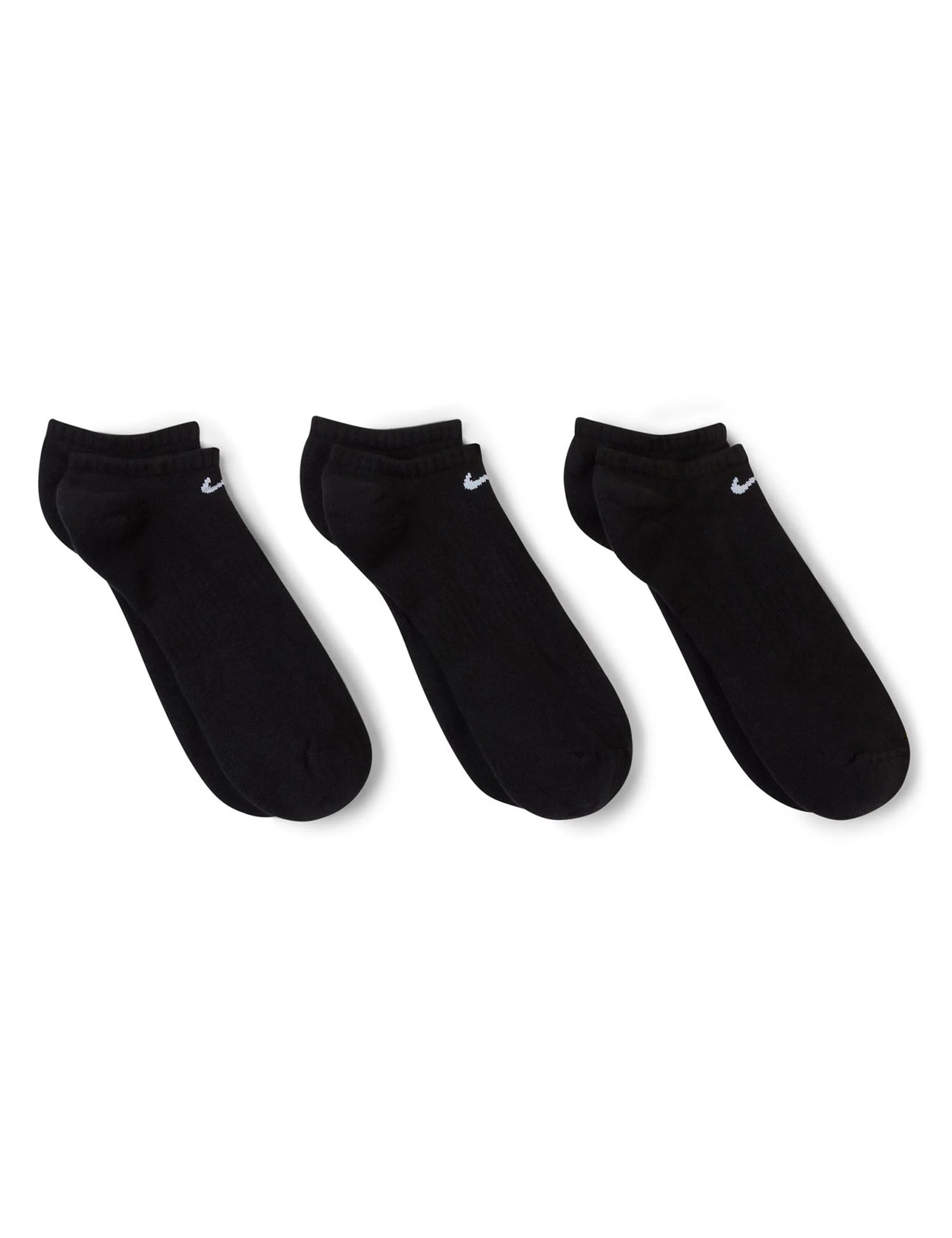 Everyday Cushioned Socks (3 pairs) - Black/White - Image 4