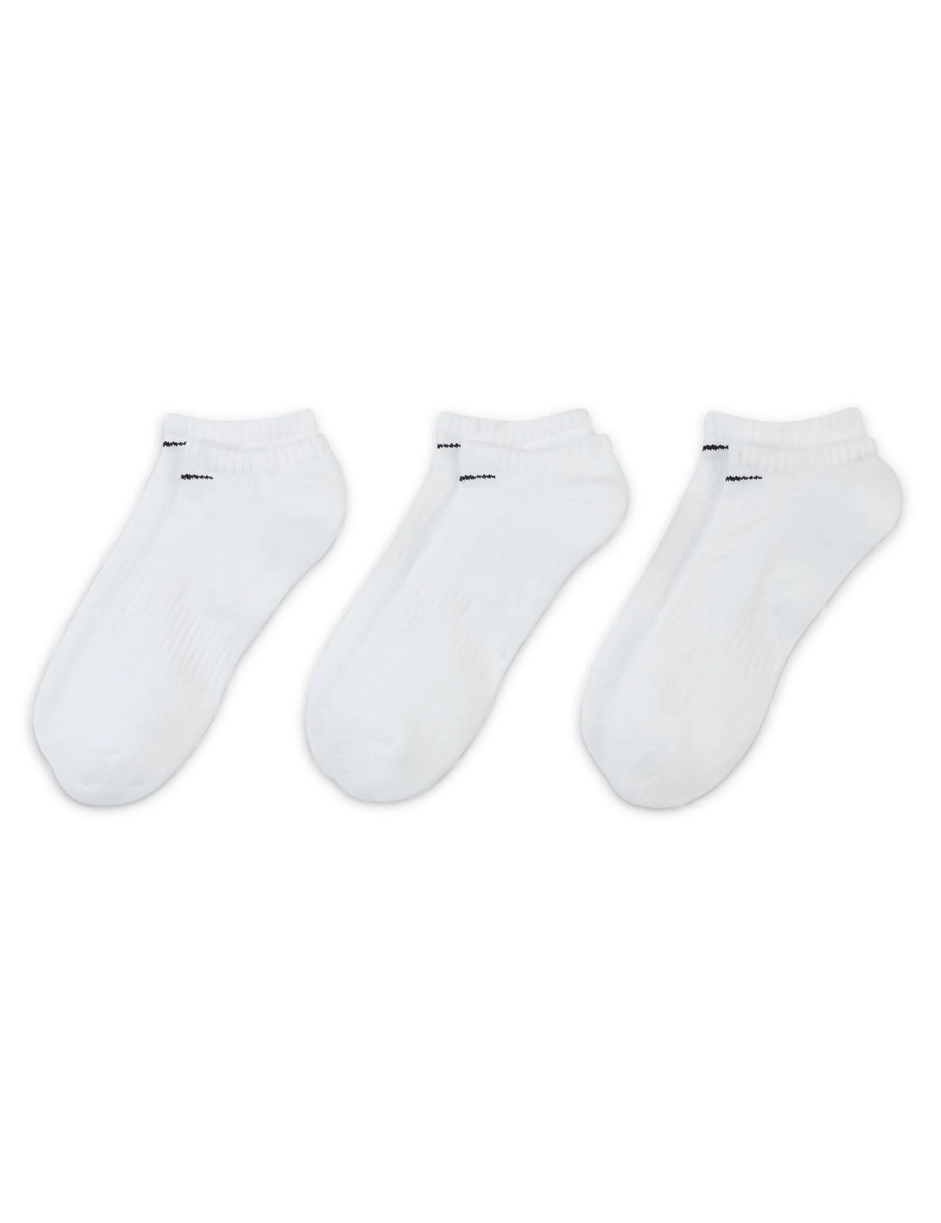 Everyday Cushioned Socks (3 pairs) - White/Black - Image 3
