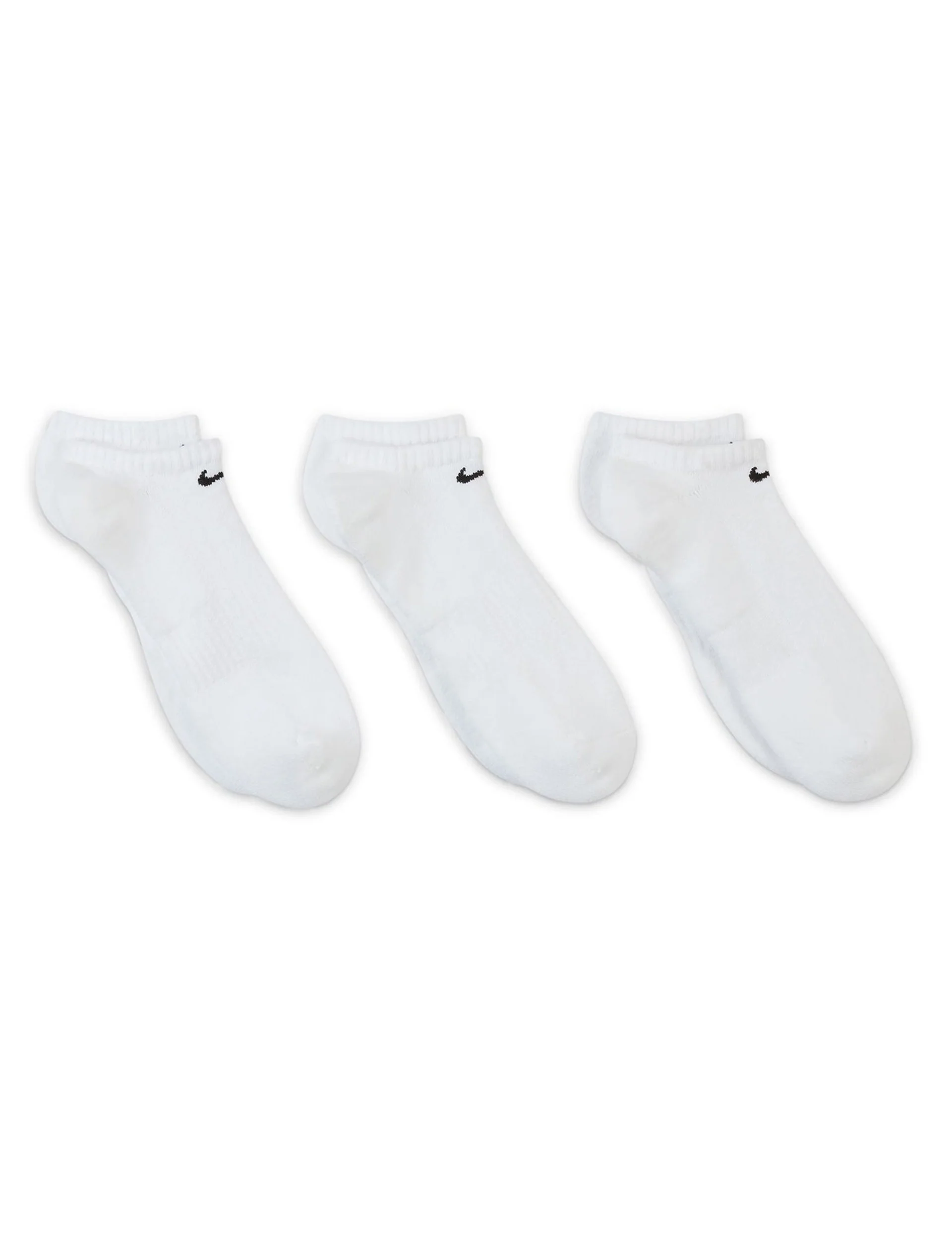 Everyday Cushioned Socks (3 pairs) - White/Black - Image 4