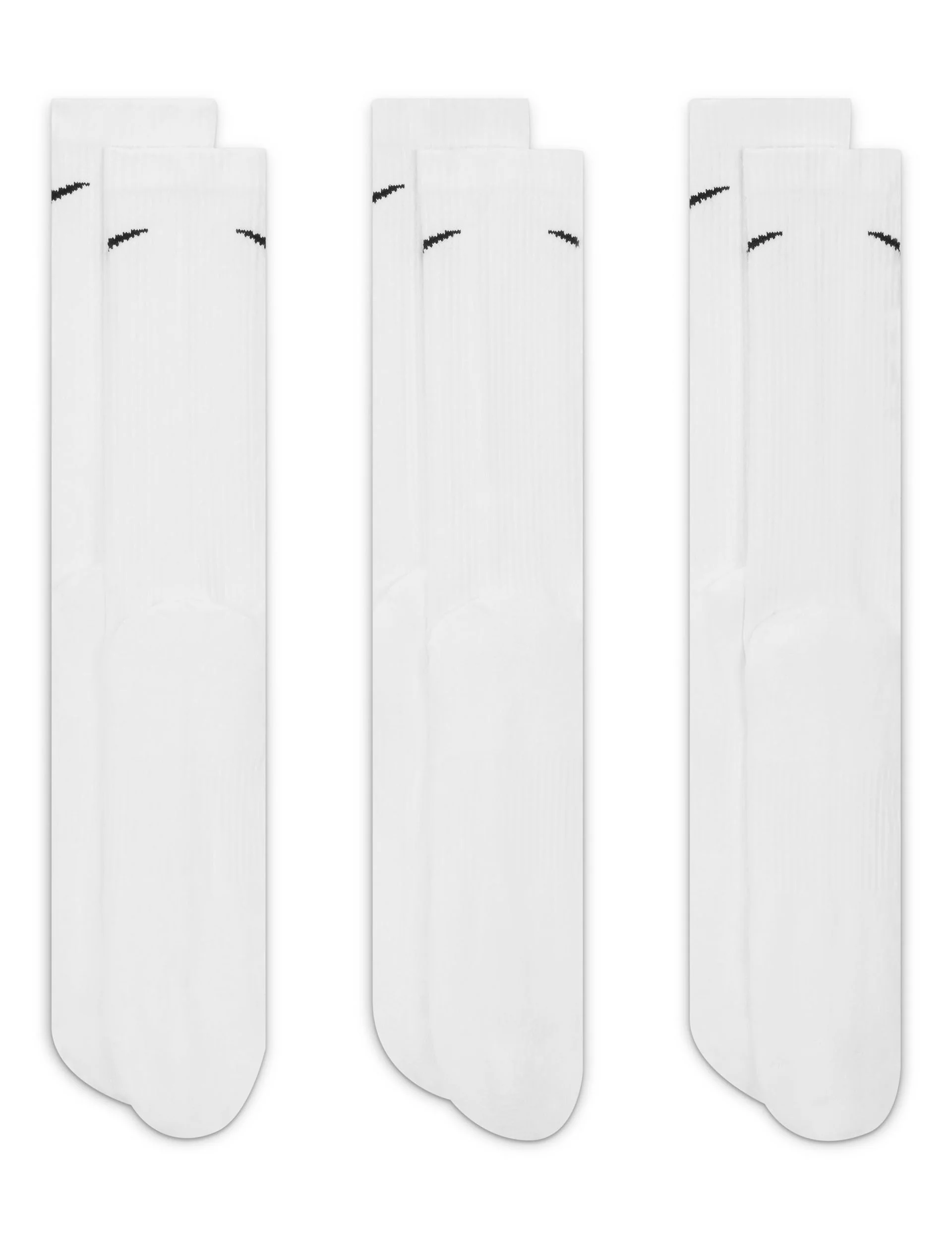 Everyday Plus Cushioned Socks (3 Pairs) - White - Image 3