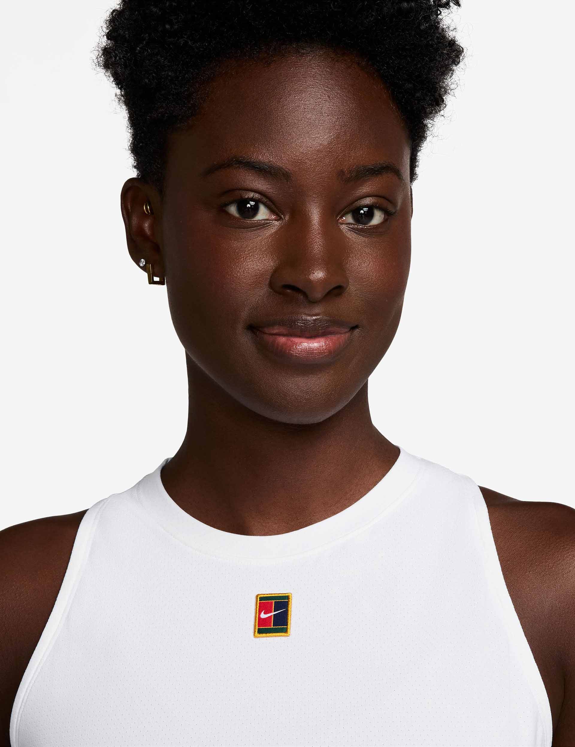NikeCourt Slam Dri-FIT Tennis Dress - White - Image 3