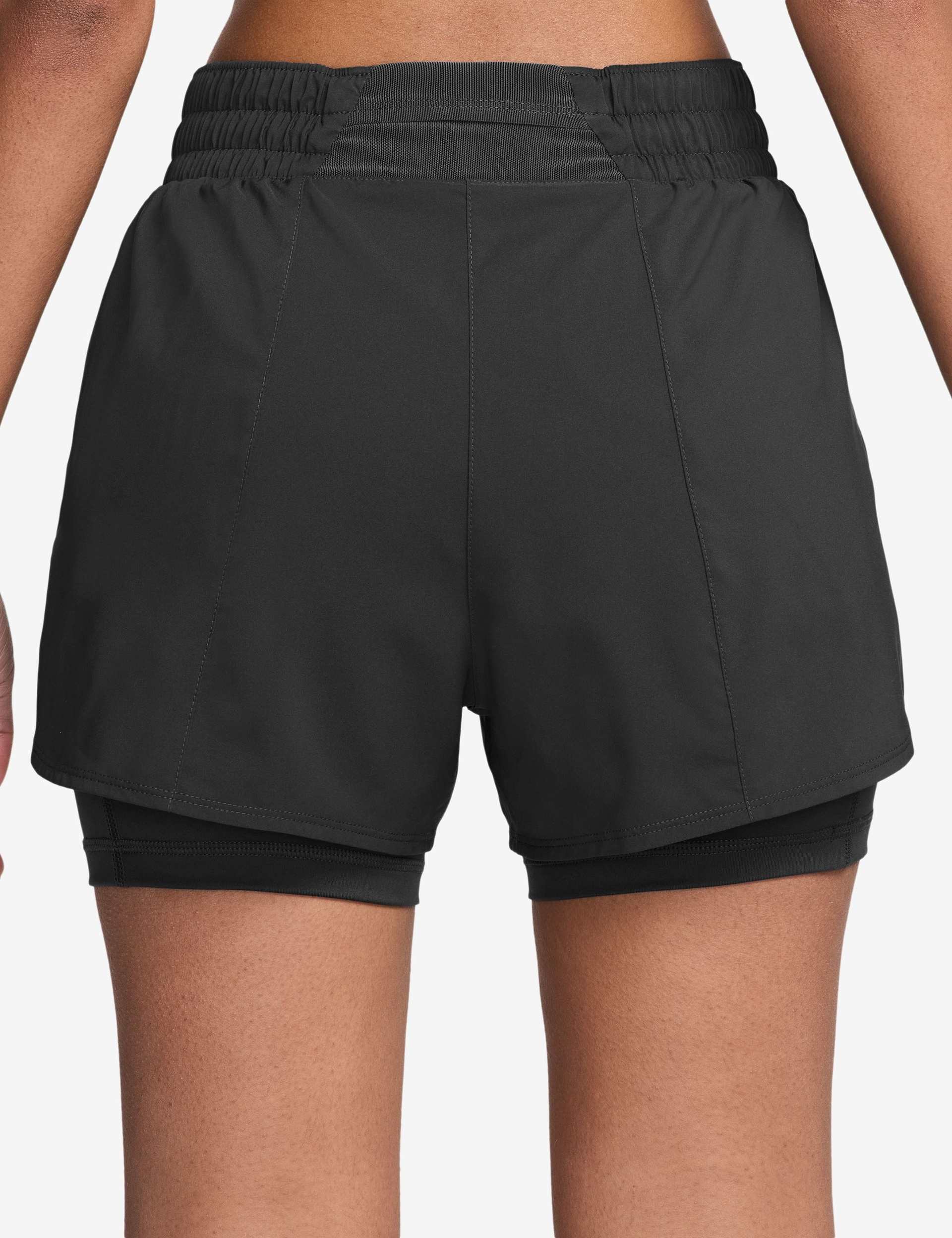 One Dri-FIT 2-in-1 Shorts - Black/White - Image 3