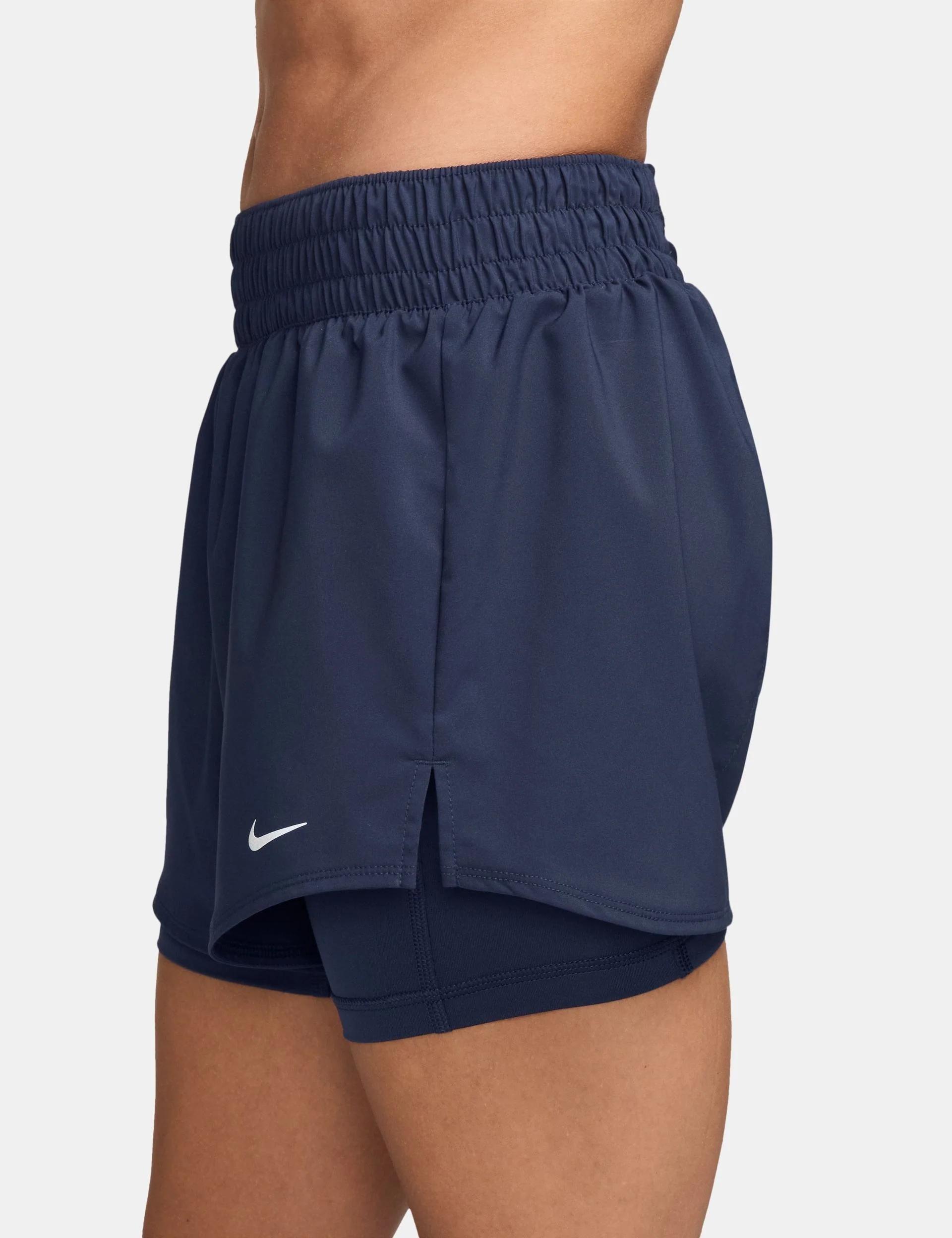 One Dri-FIT 2-in-1 Shorts - Midnight Navy/White - Image 3