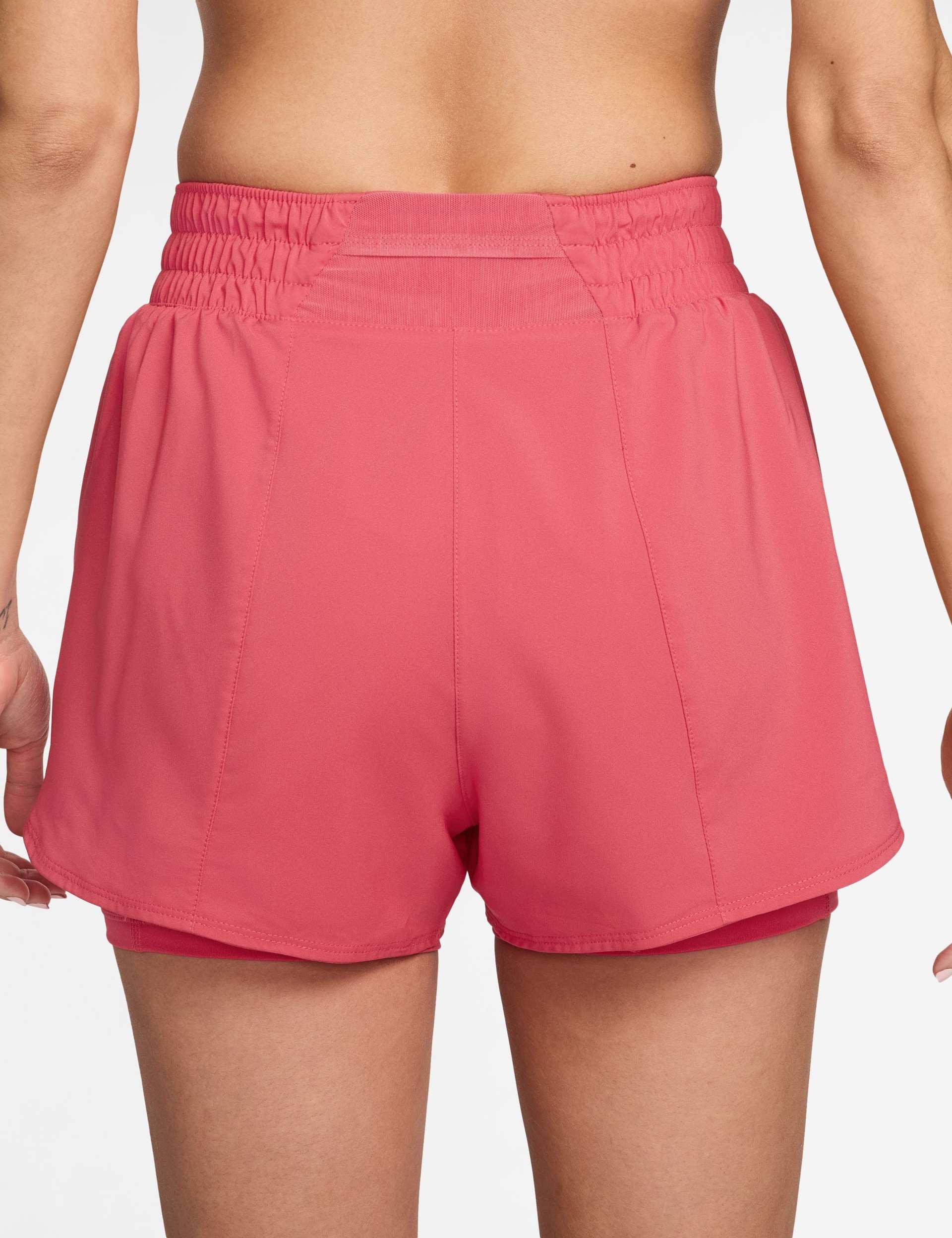 One Dri-FIT 2-in-1 Shorts - Sea Coral/White - Image 4