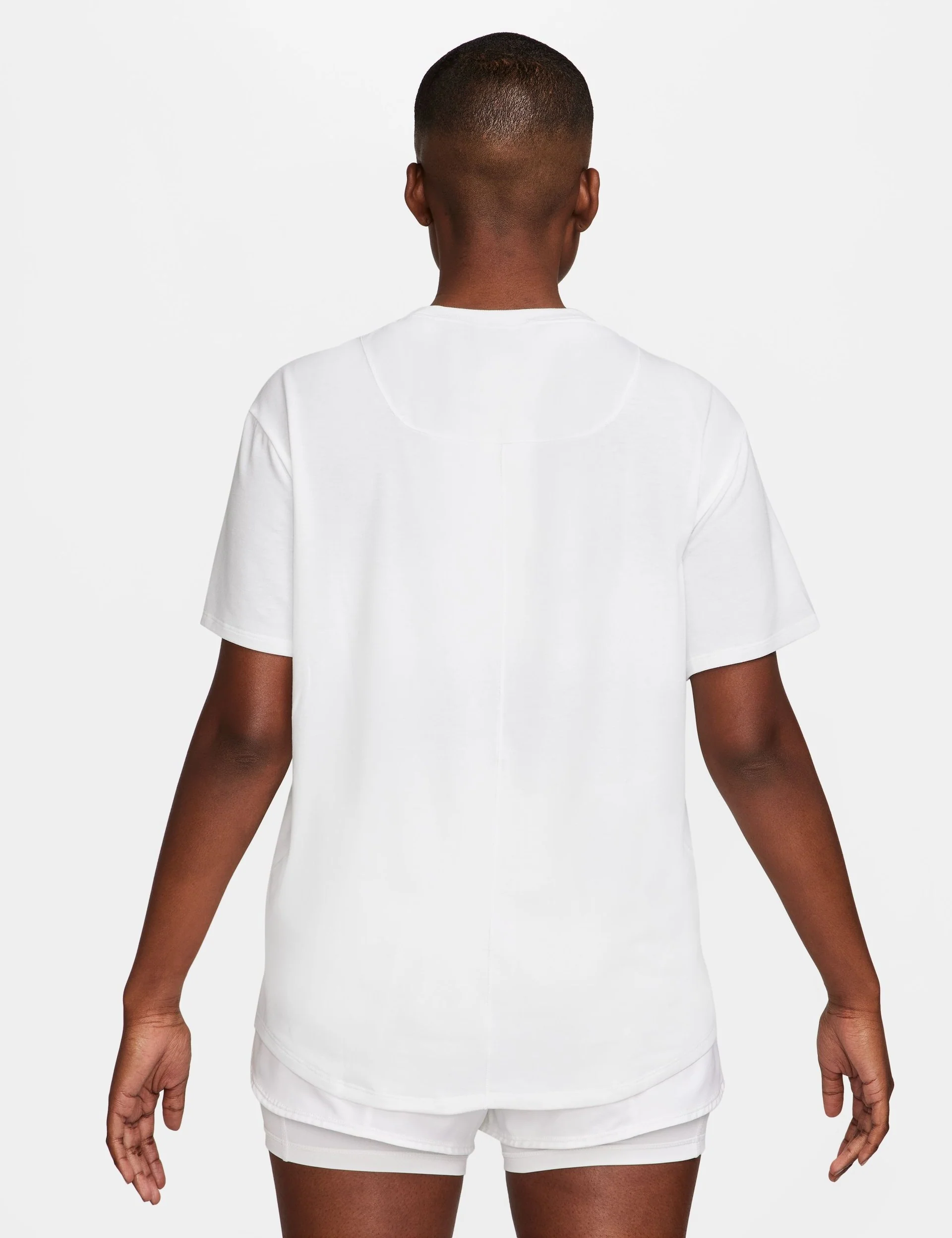 One Relaxed Dri-FIT Short-Sleeve Top - White/Black - Image 2
