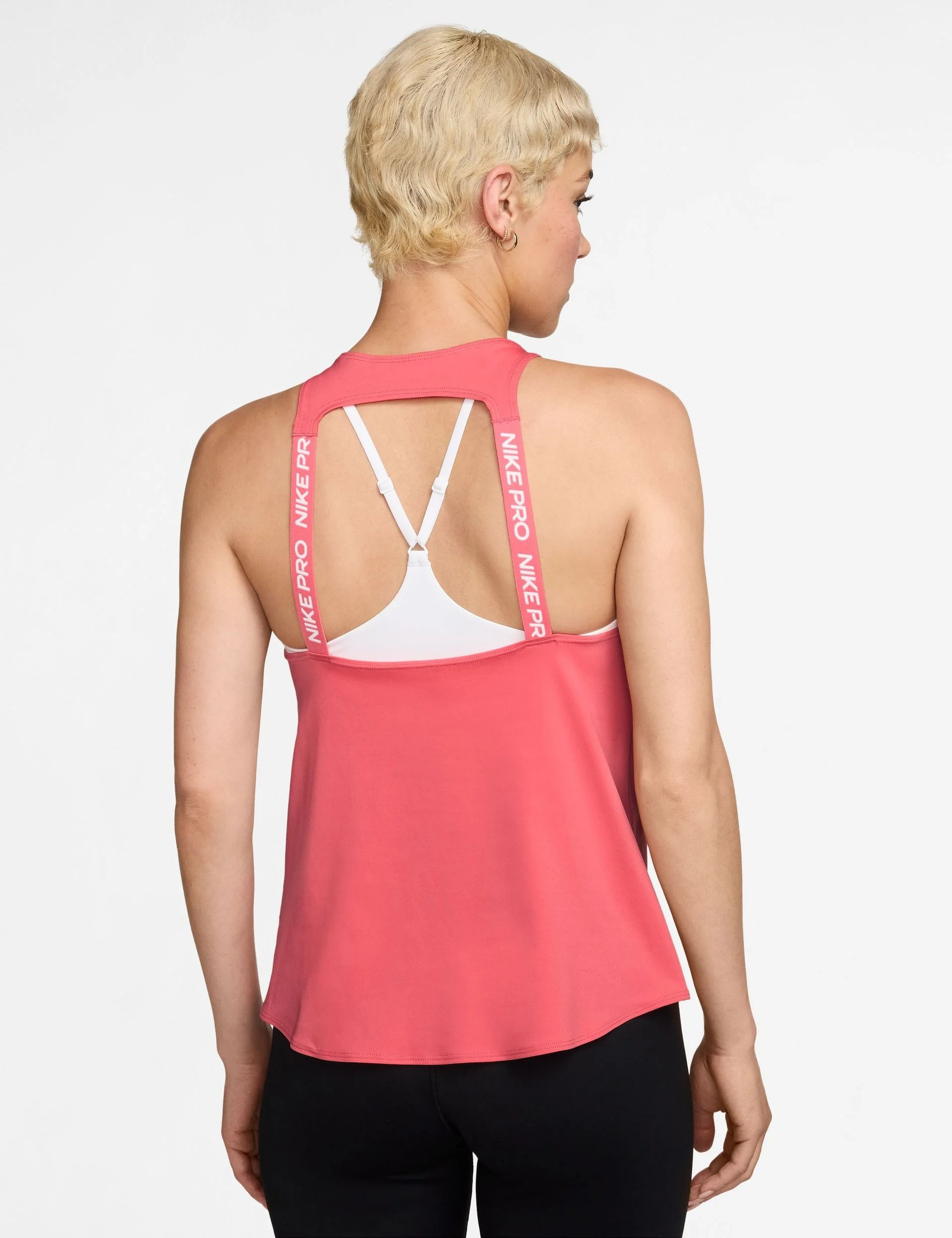 Pro Dri-FIT Tank Top - Sea Coral/White - Image 2