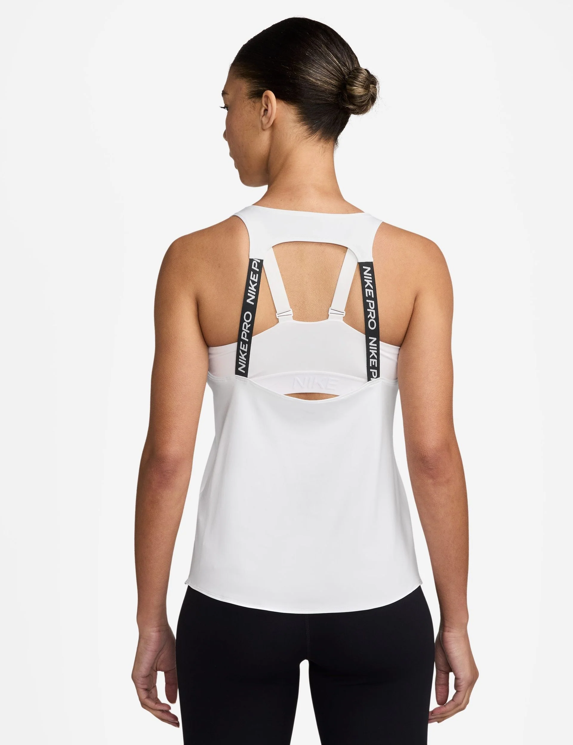 Pro Dri-FIT Tank Top - White/Black - Image 2