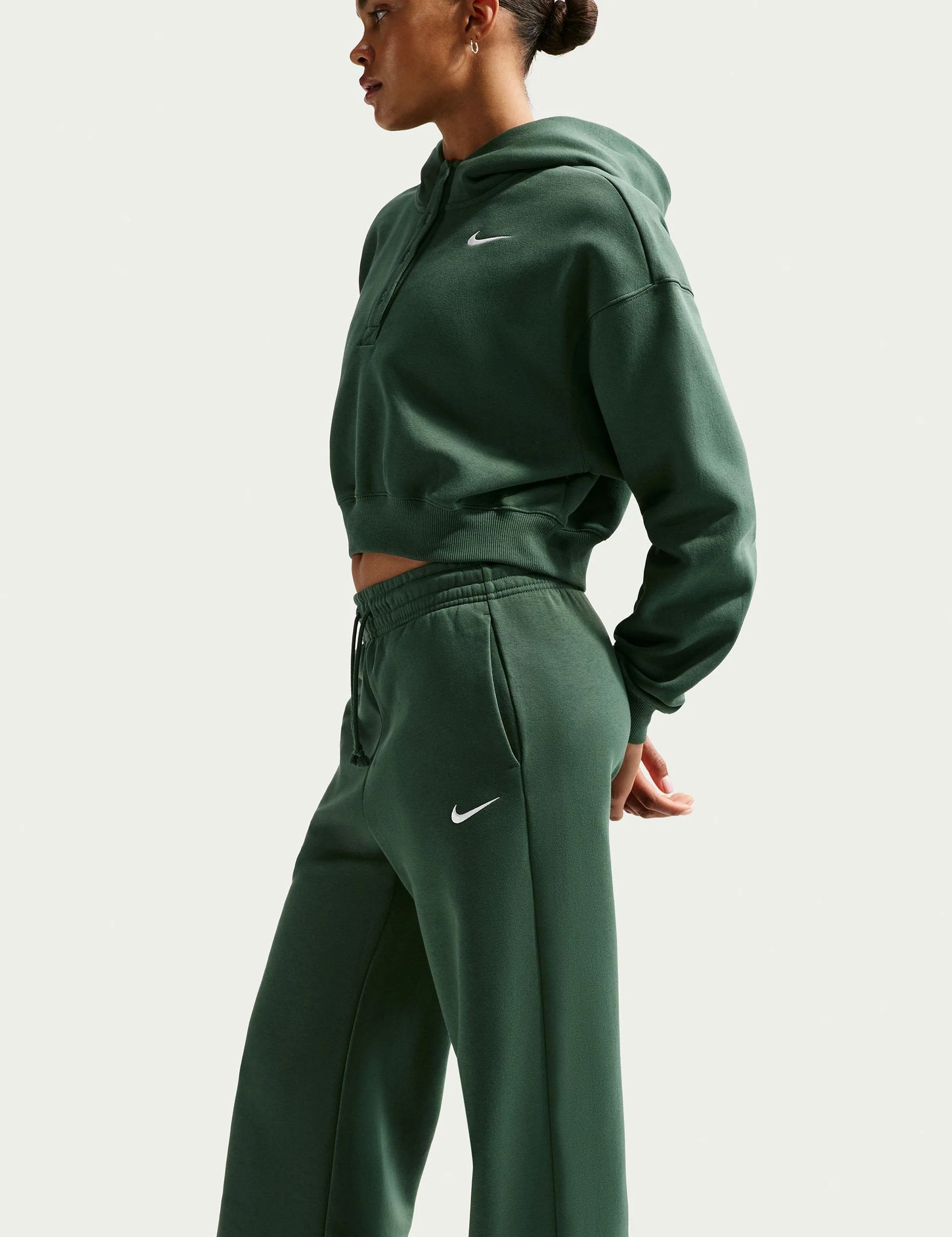 Sportswear Phoenix Fleece High Waisted Pants - Fir/Sail - Image 3