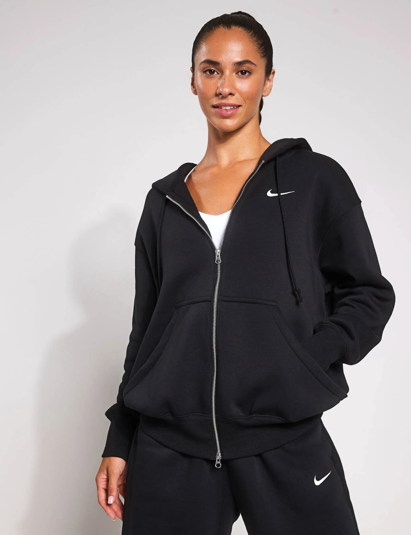 Sportswear Phoenix Fleece Oversized Hoodie - Black/Sail - Image 3