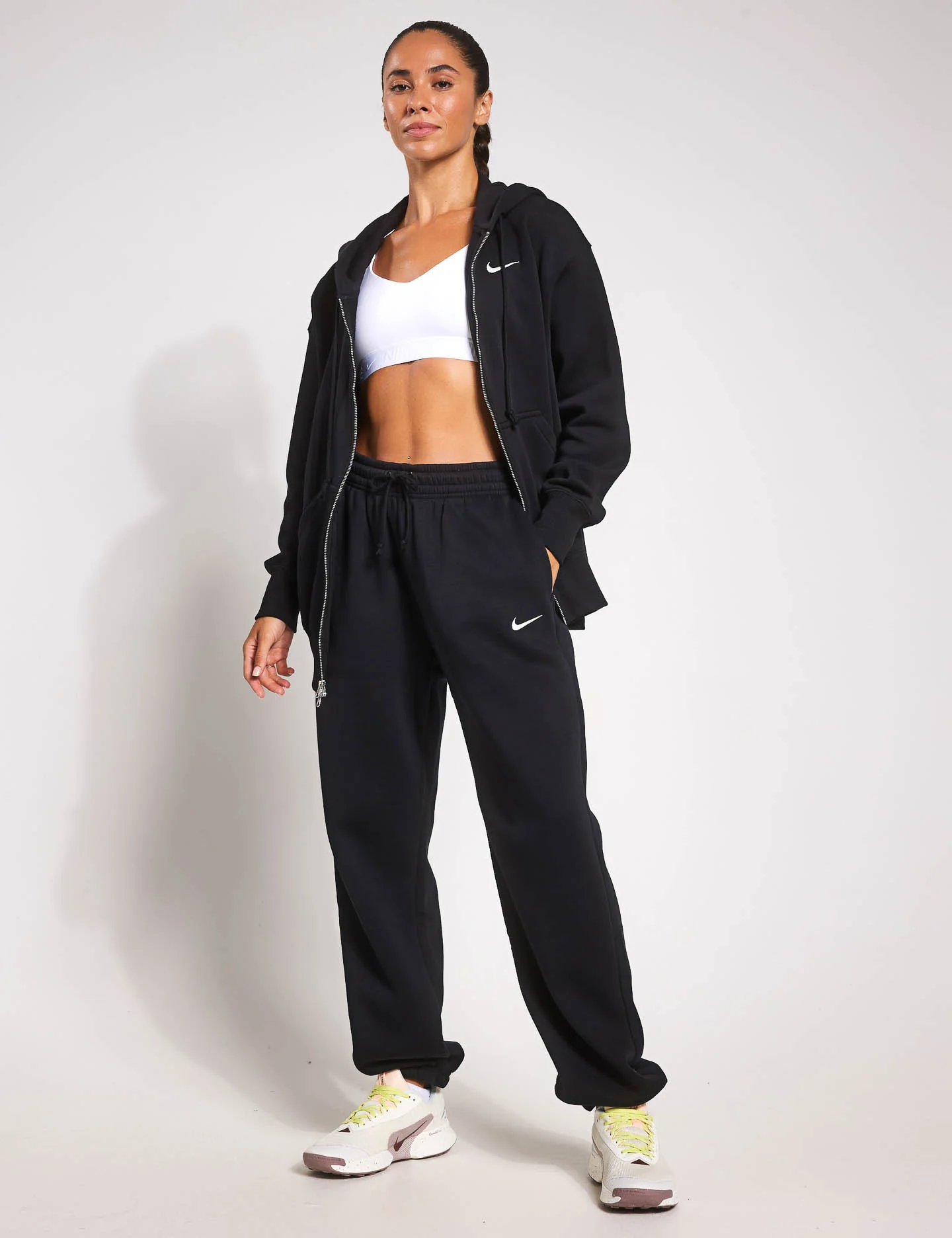 Sportswear Phoenix Fleece Oversized Hoodie - Black/Sail - Image 6