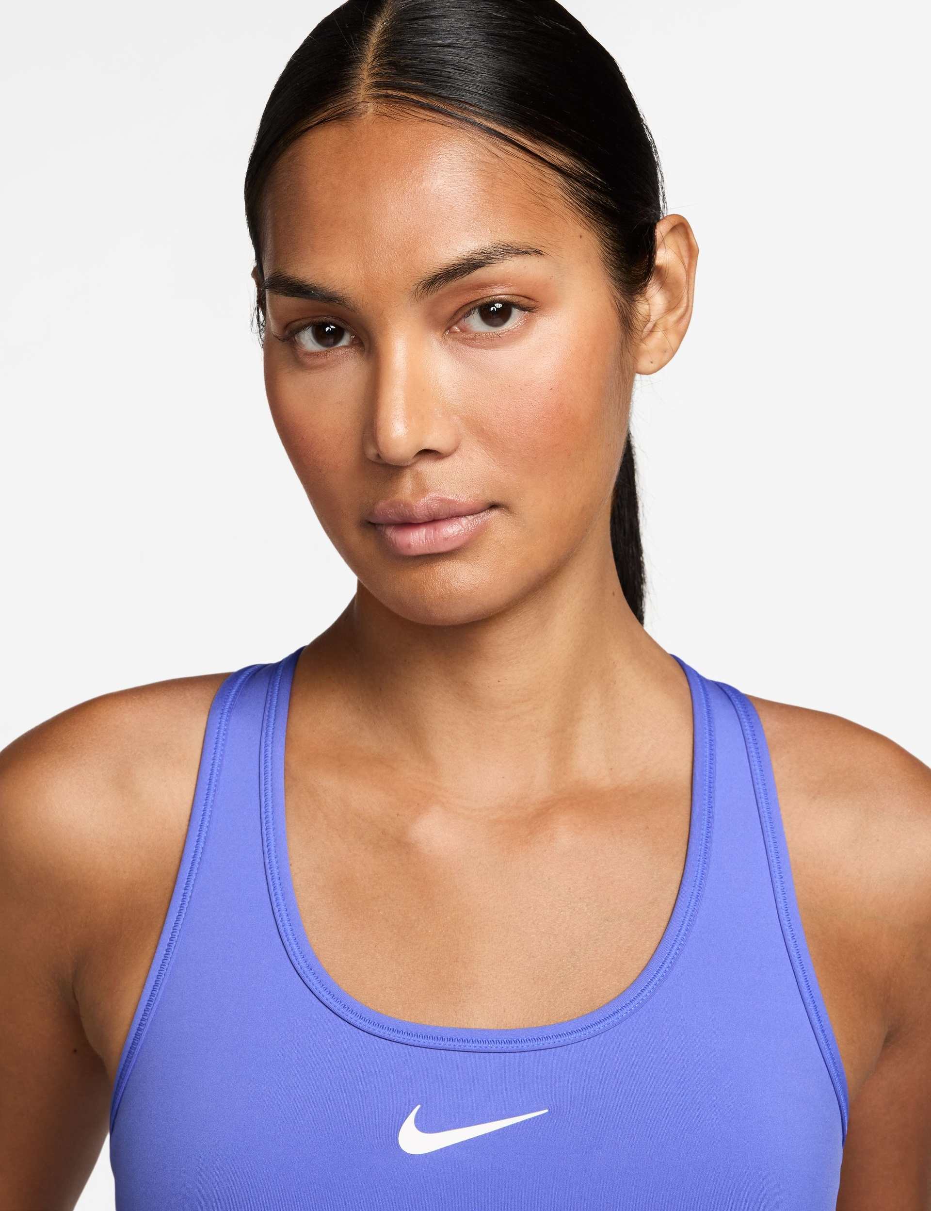 Swoosh Medium Support Bra - Sapphire/White - Image 3