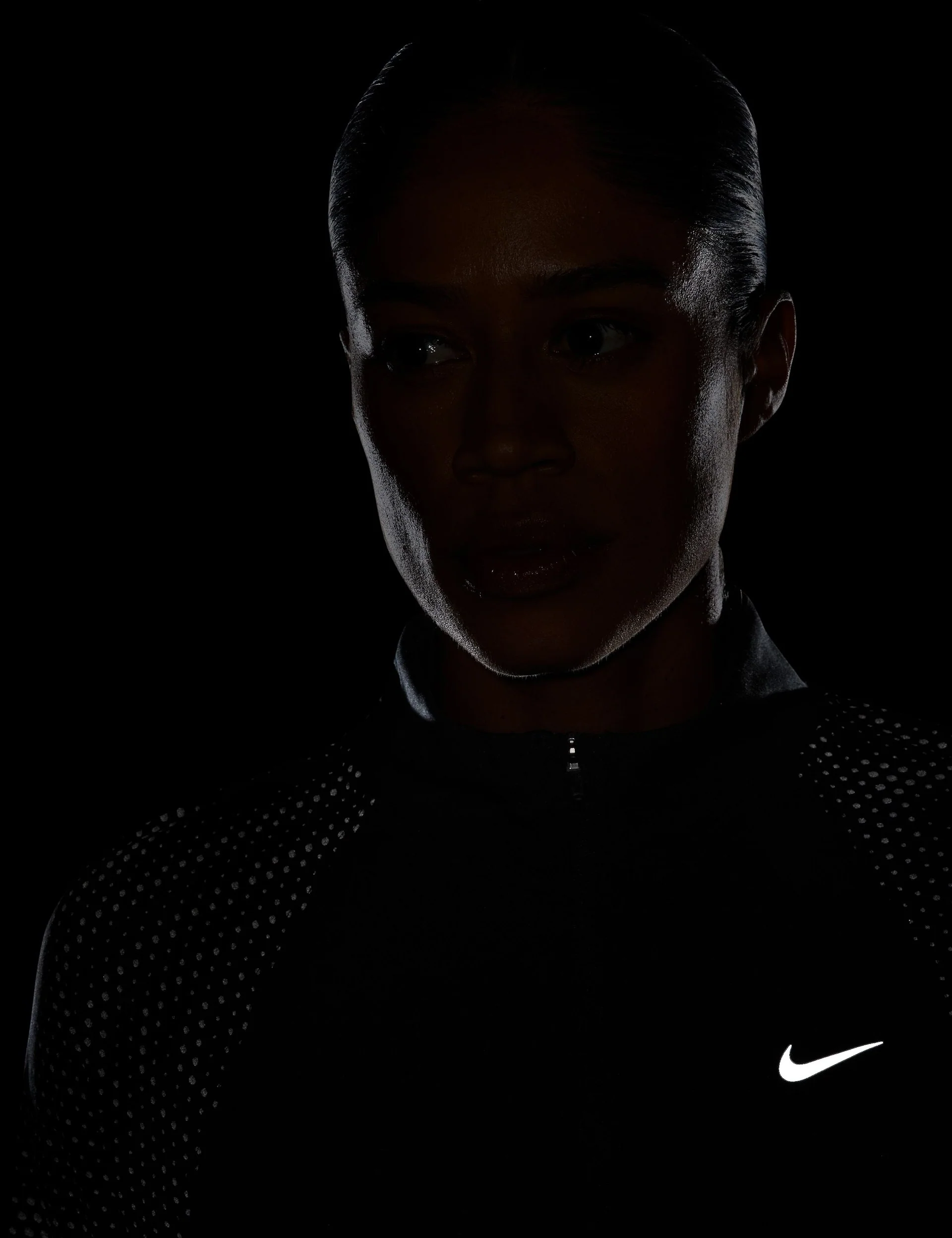 Tempo Flash 1/4-Zip Running Top - Black/Reflective Silver - Image 4