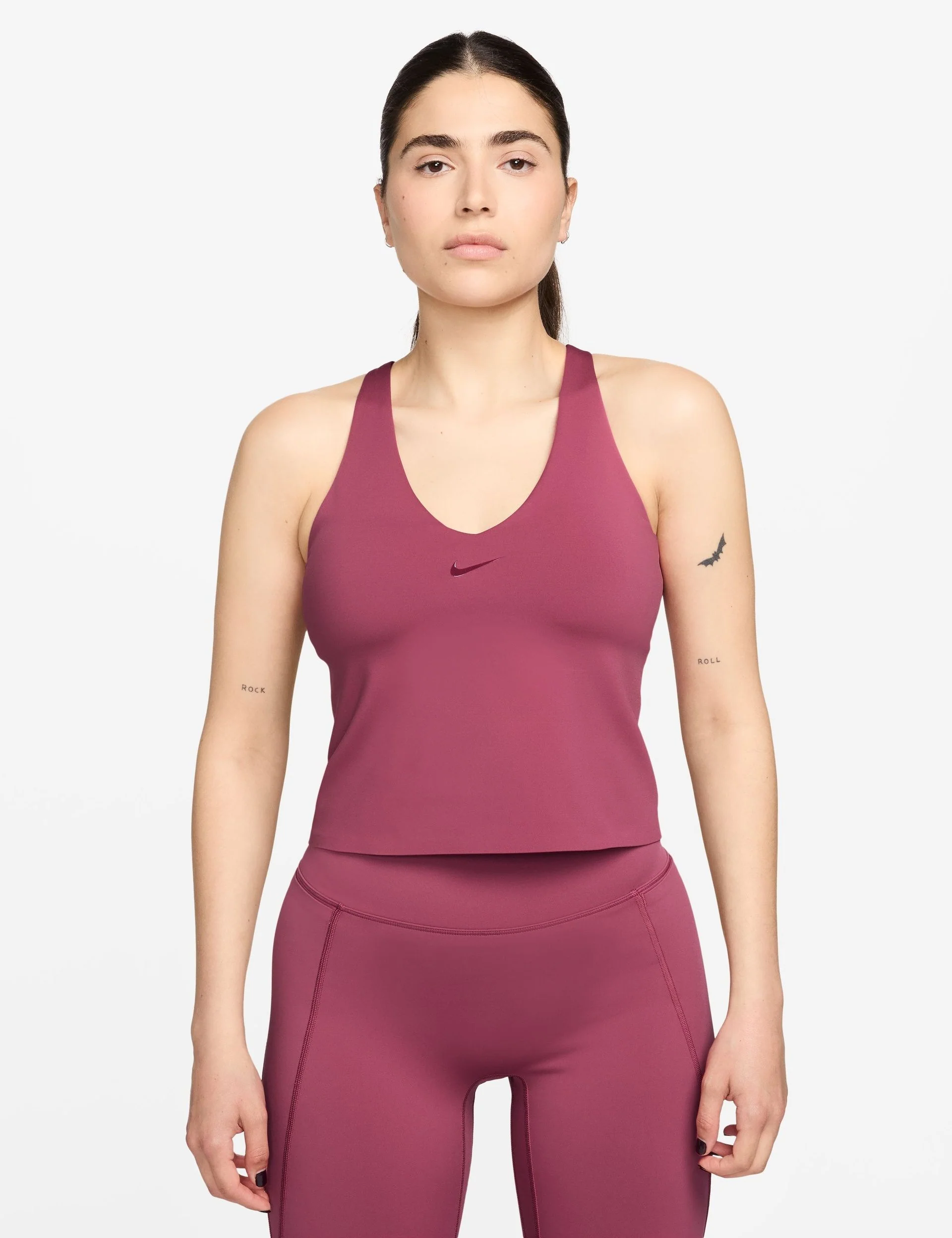 Universa Medium-Support Padded Sports Bra Tank - Sweet Beet/Deep Garnet/Rush Maroon