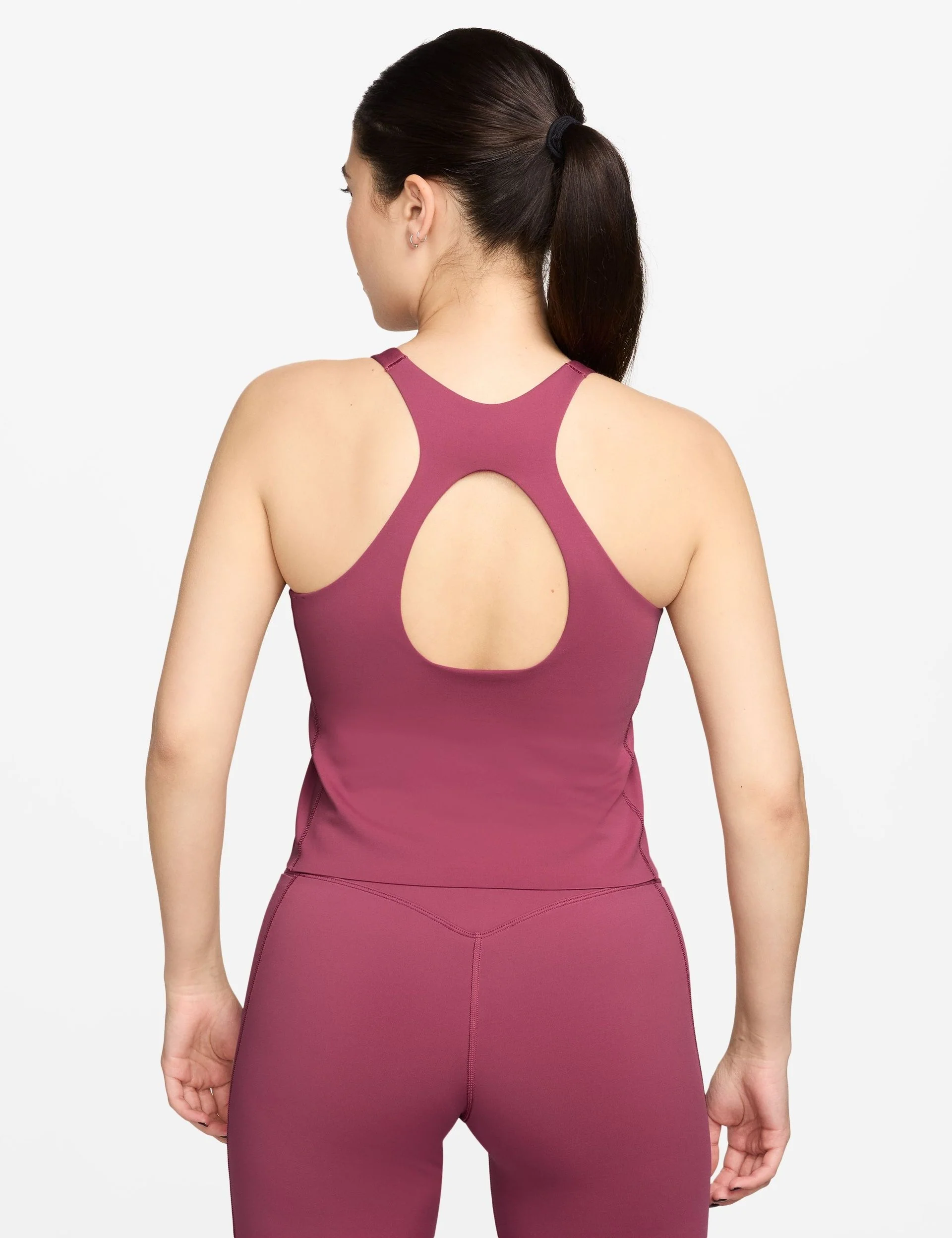Universa Medium-Support Padded Sports Bra Tank - Sweet Beet/Deep Garnet/Rush Maroon - Image 2