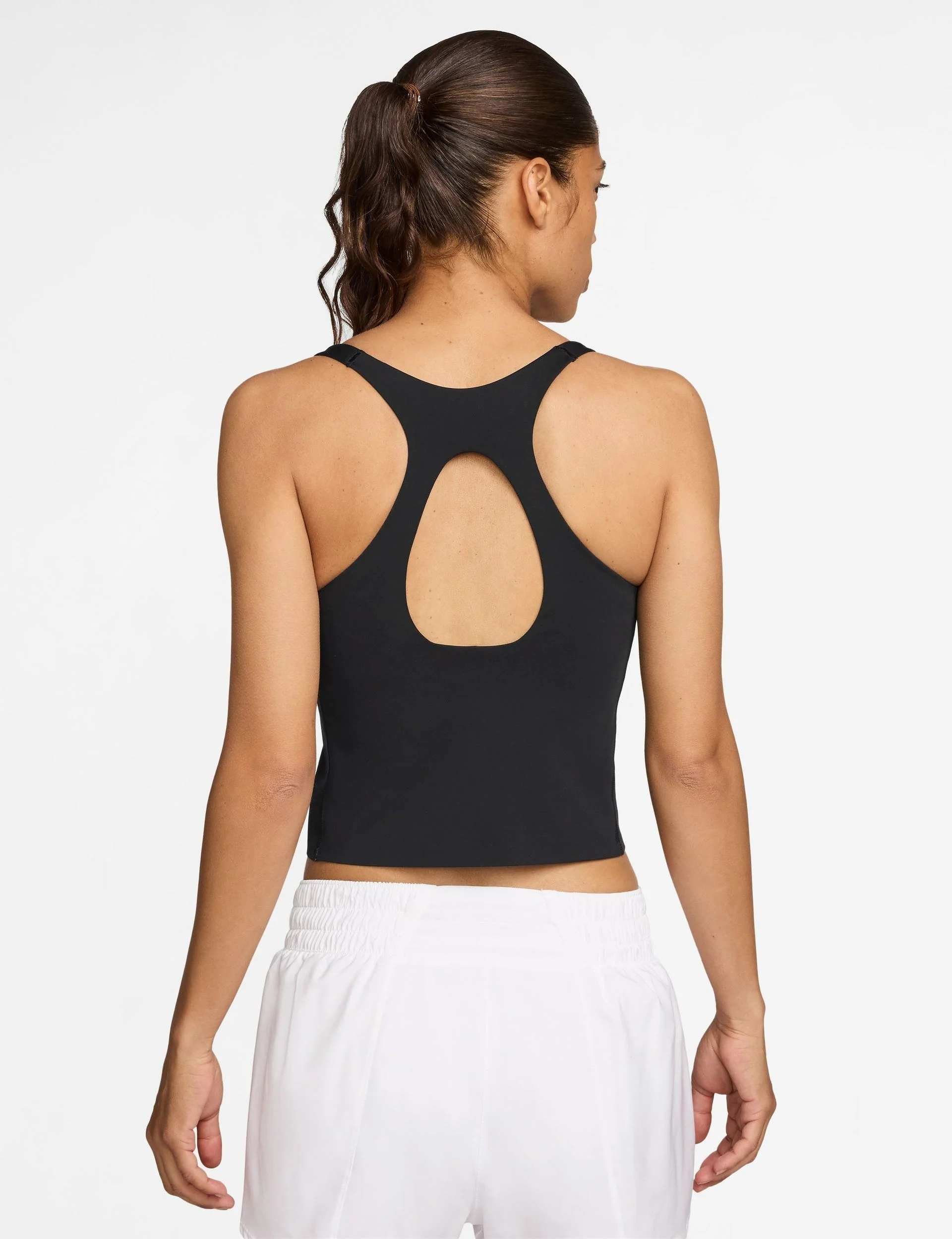 Universa Medium-Support Padded Sports Bra Tank - Black/Anthracite/Dark Smoke Grey - Image 2