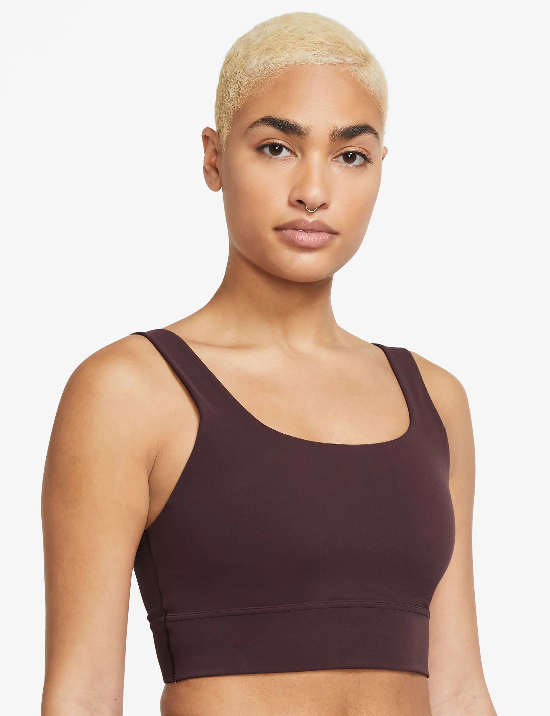 Zenvy Longline Bra - Burgundy Crush/Sail